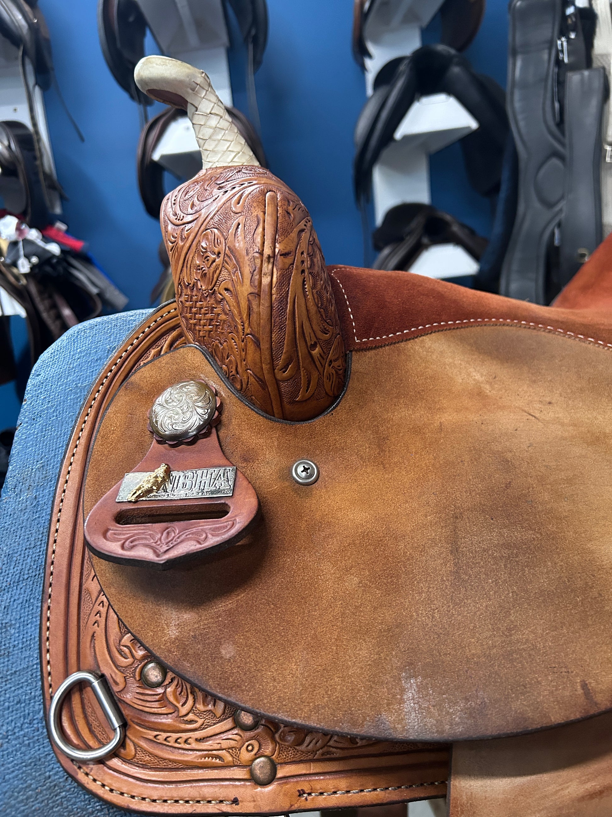 14" Circle Y NBHA Barrel Saddle-Evolution Equestrian Co.-Evolution Equestrian Co.