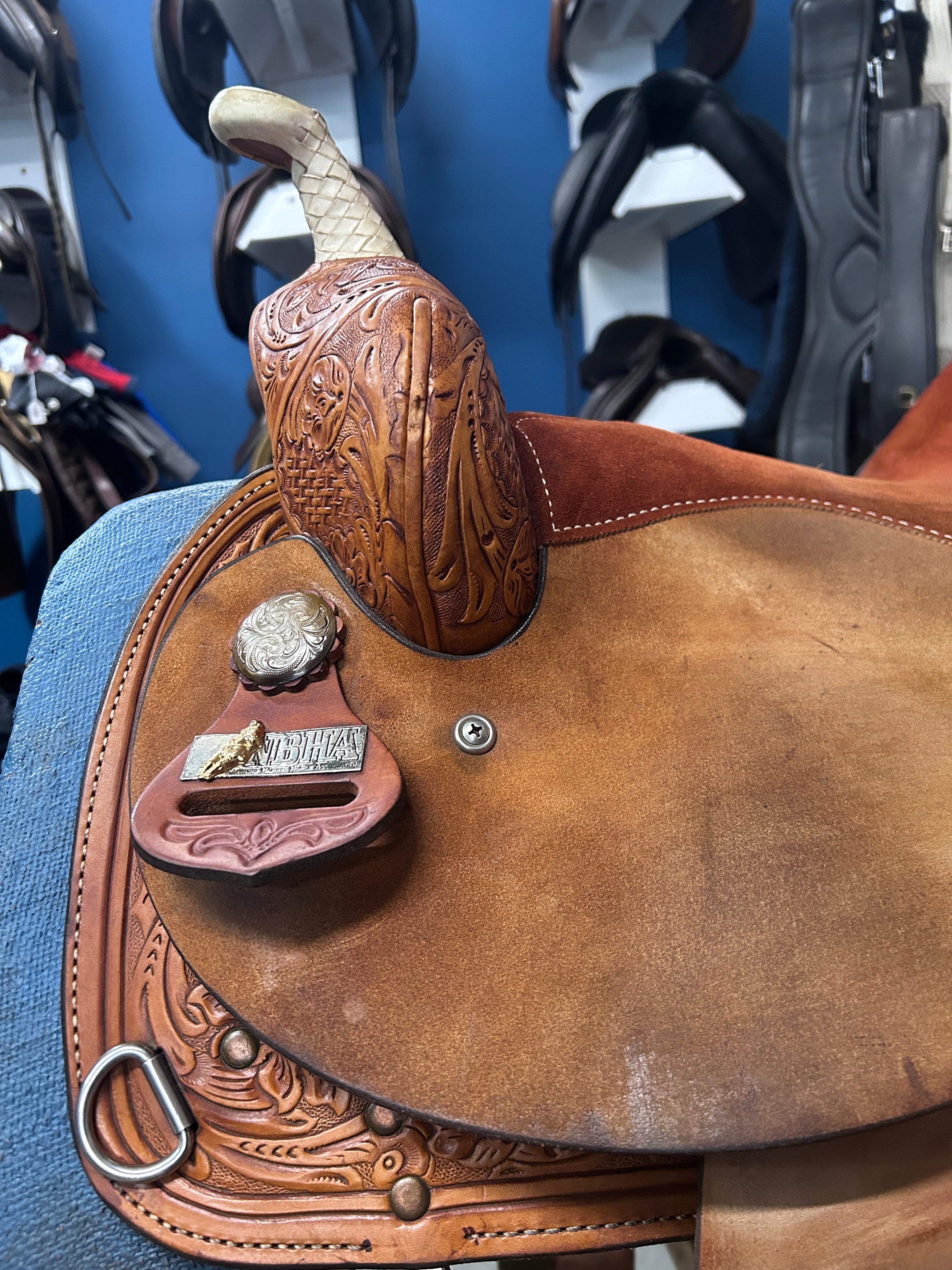14" Circle Y NBHA Barrel Saddle-Evolution Equestrian Co.-Evolution Equestrian Co.