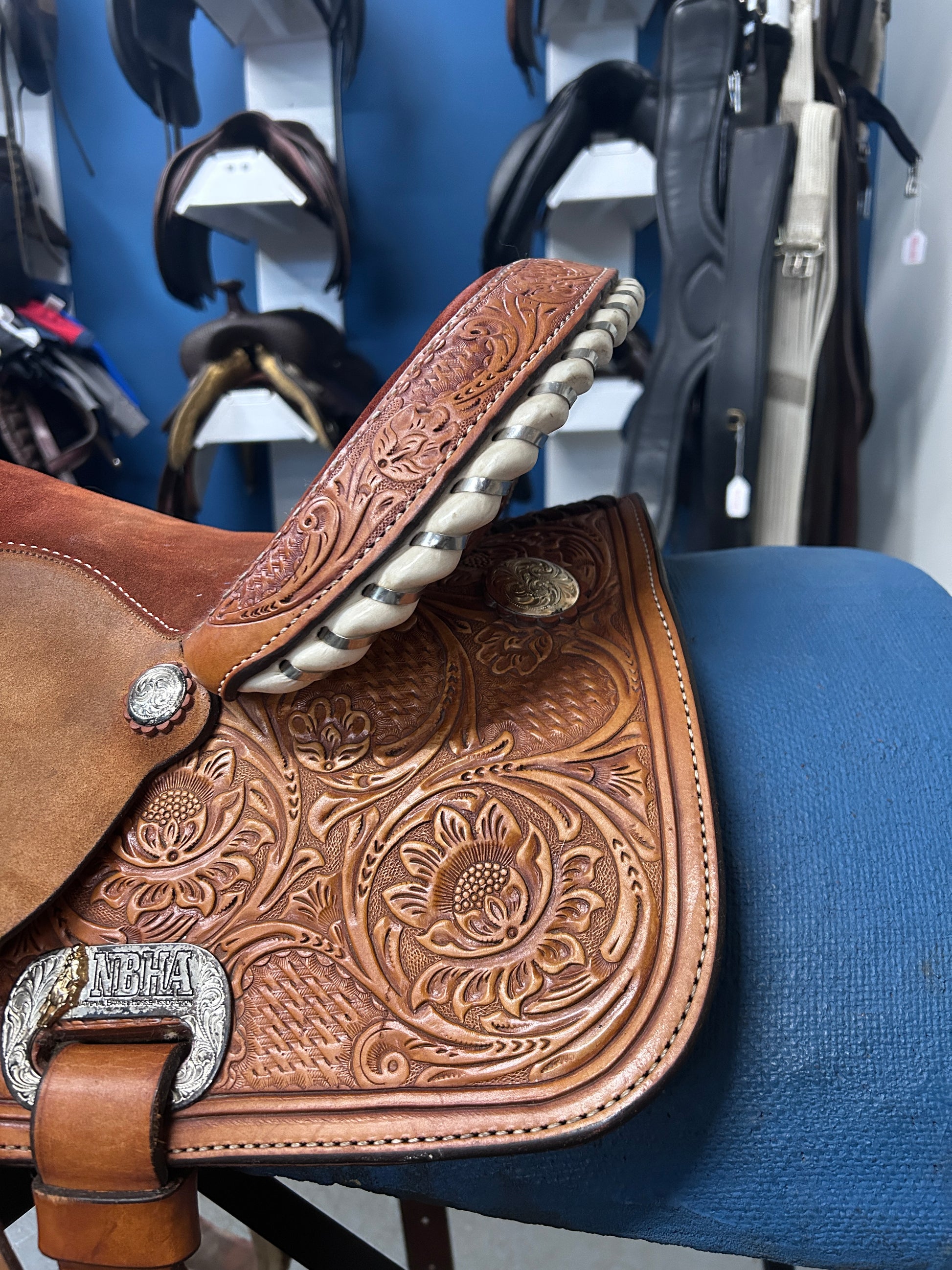 14" Circle Y NBHA Barrel Saddle-Evolution Equestrian Co.-Evolution Equestrian Co.