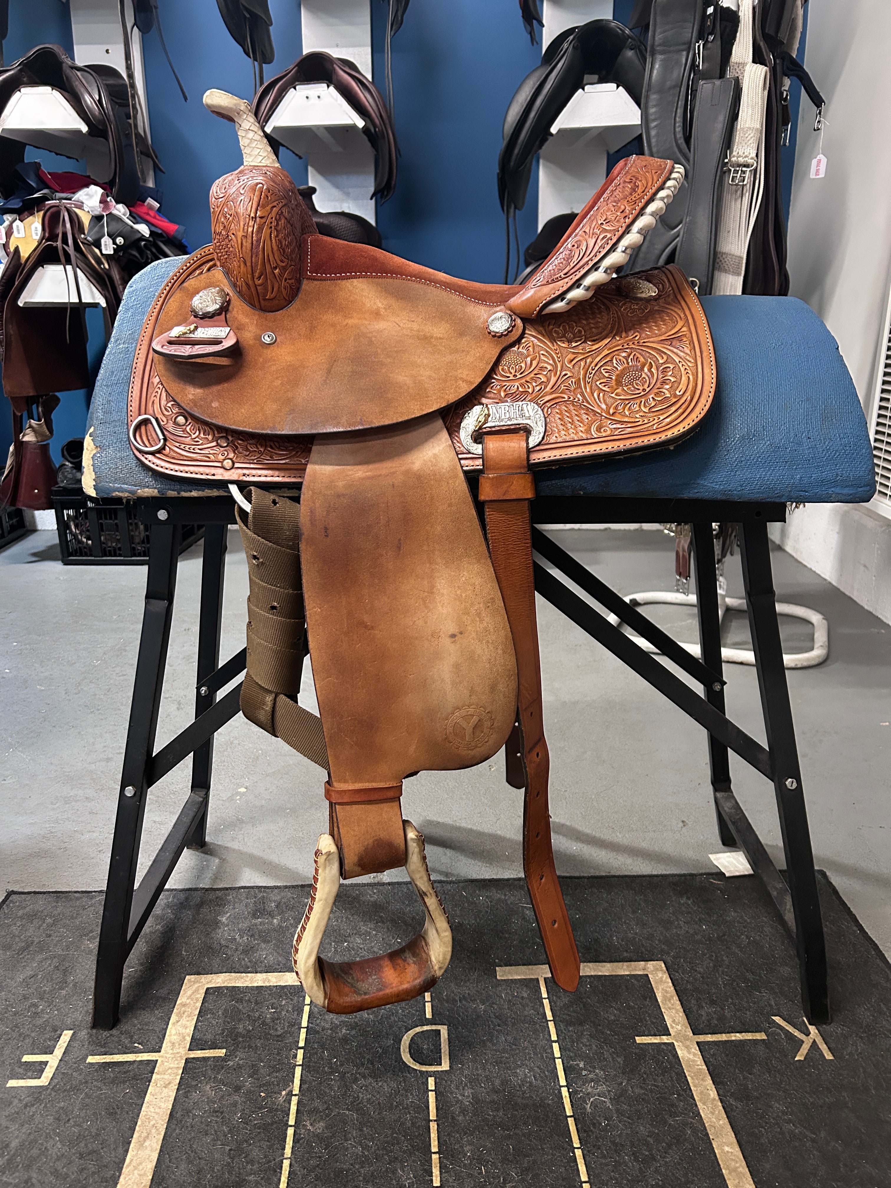 14" Circle Y NBHA Barrel Saddle-Evolution Equestrian Co.-Evolution Equestrian Co.