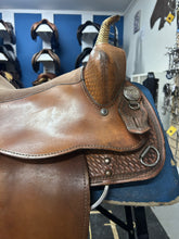 Load image into Gallery viewer, 14" Western Barrel Saddle-Saddles-Consignment-Evolution Equestrian Co.
