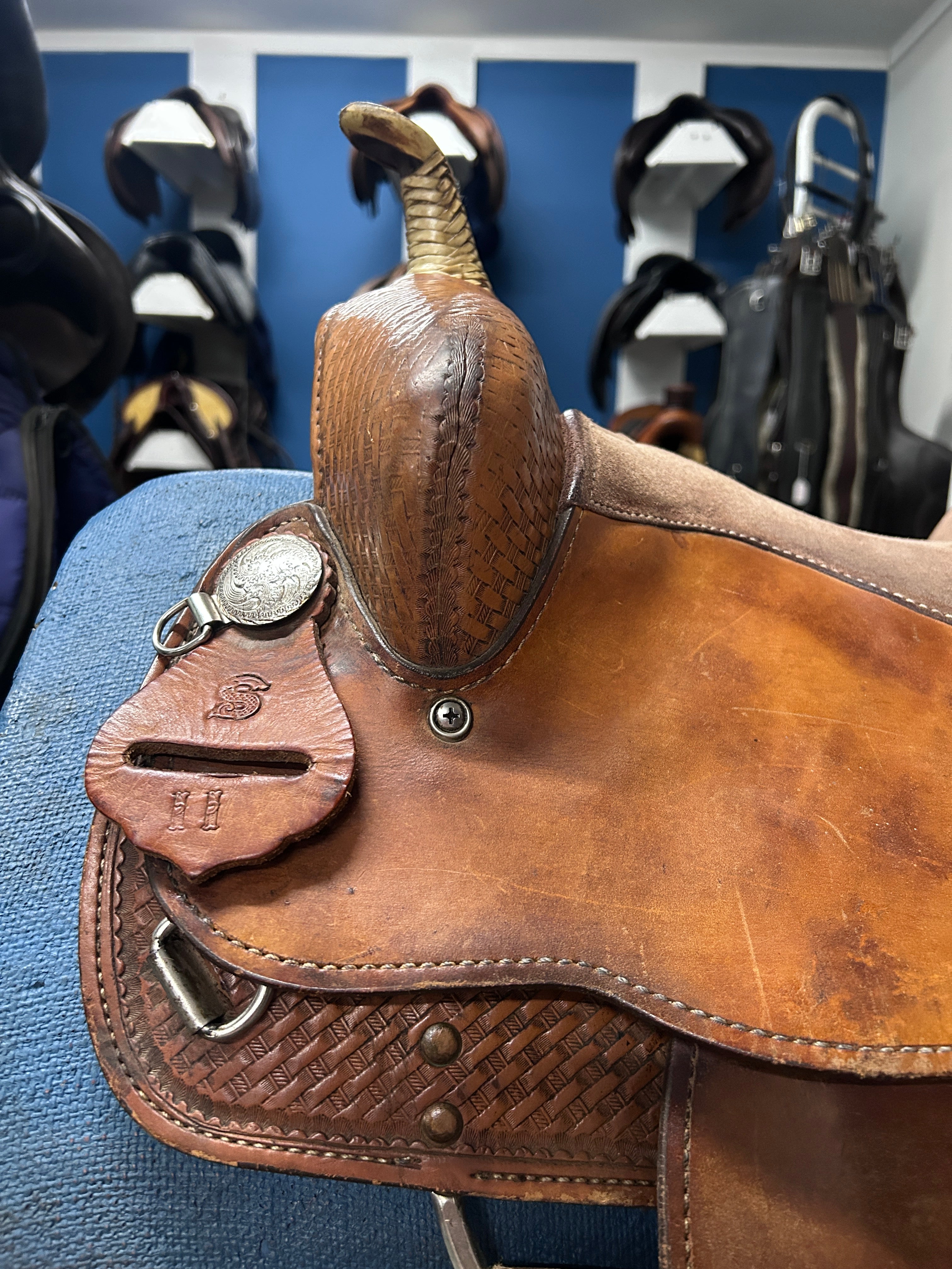 14" Western Barrel Saddle-Saddles-Consignment-Evolution Equestrian Co.