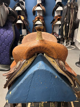 Load image into Gallery viewer, 14" Western Barrel Saddle-Saddles-Consignment-Evolution Equestrian Co.
