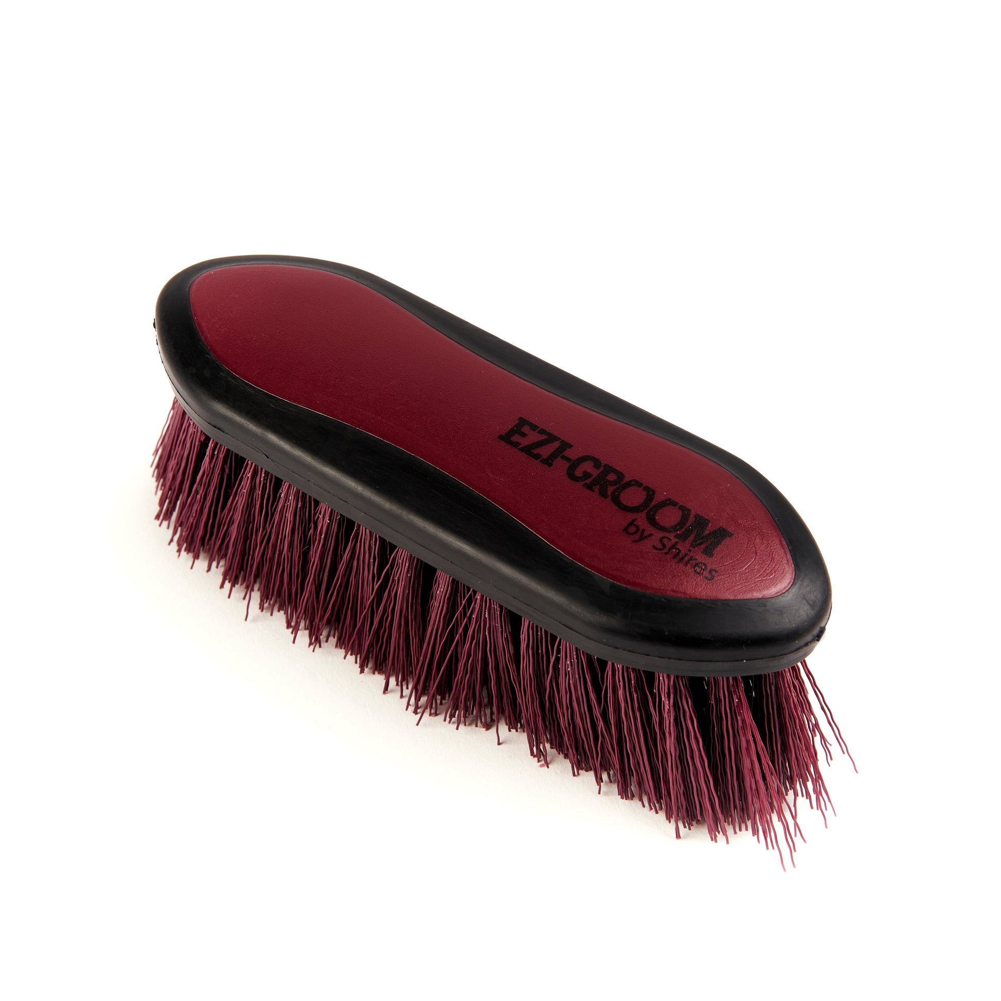Shires EZI-GROOM Small Dandy Brush-Horse Brush-Pegasus-Burgundy-Evolution Equestrian Co.
