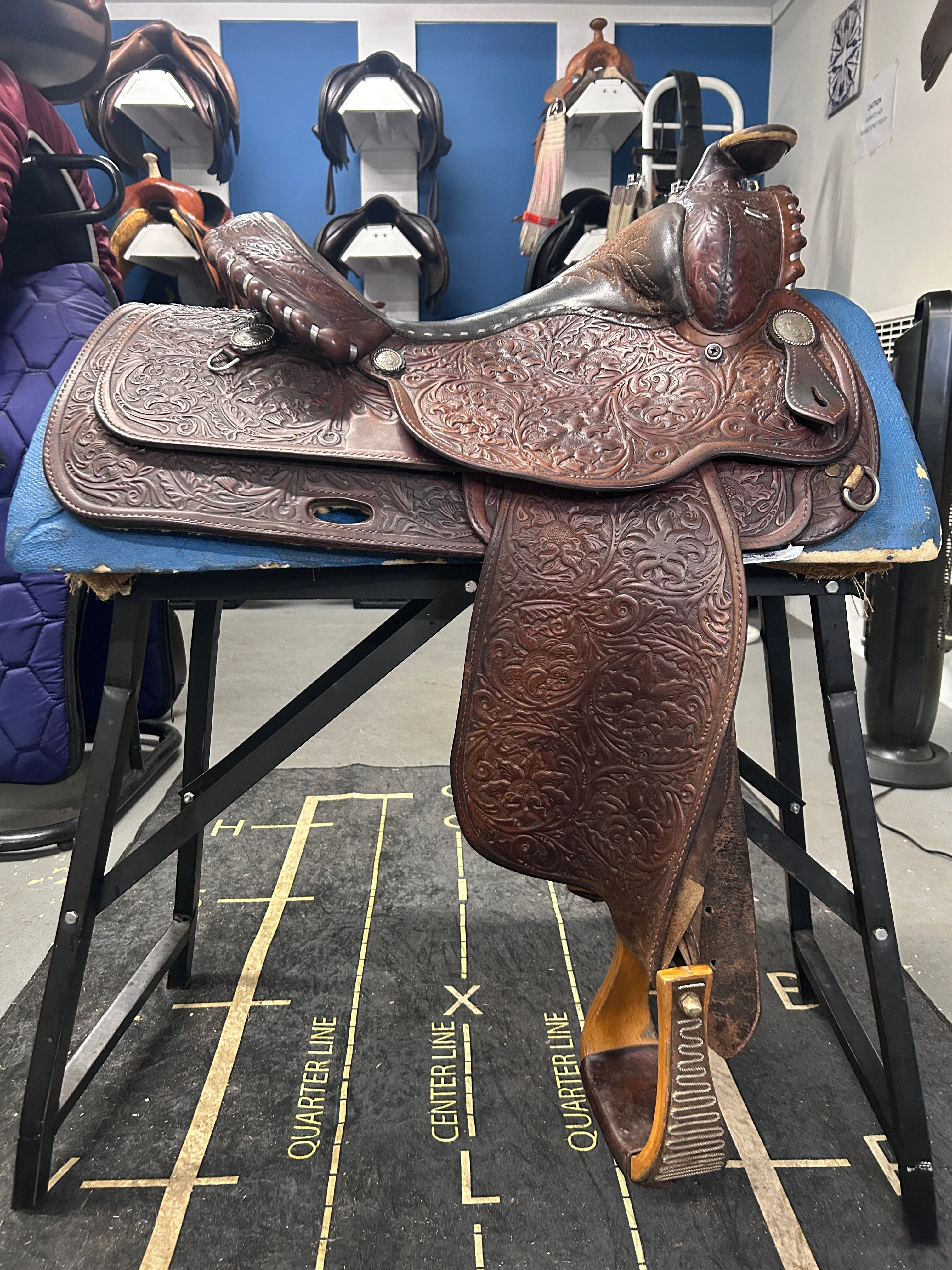 14.5" Circle Y Western Saddle-Saddle-Consignment-Evolution Equestrian Co.