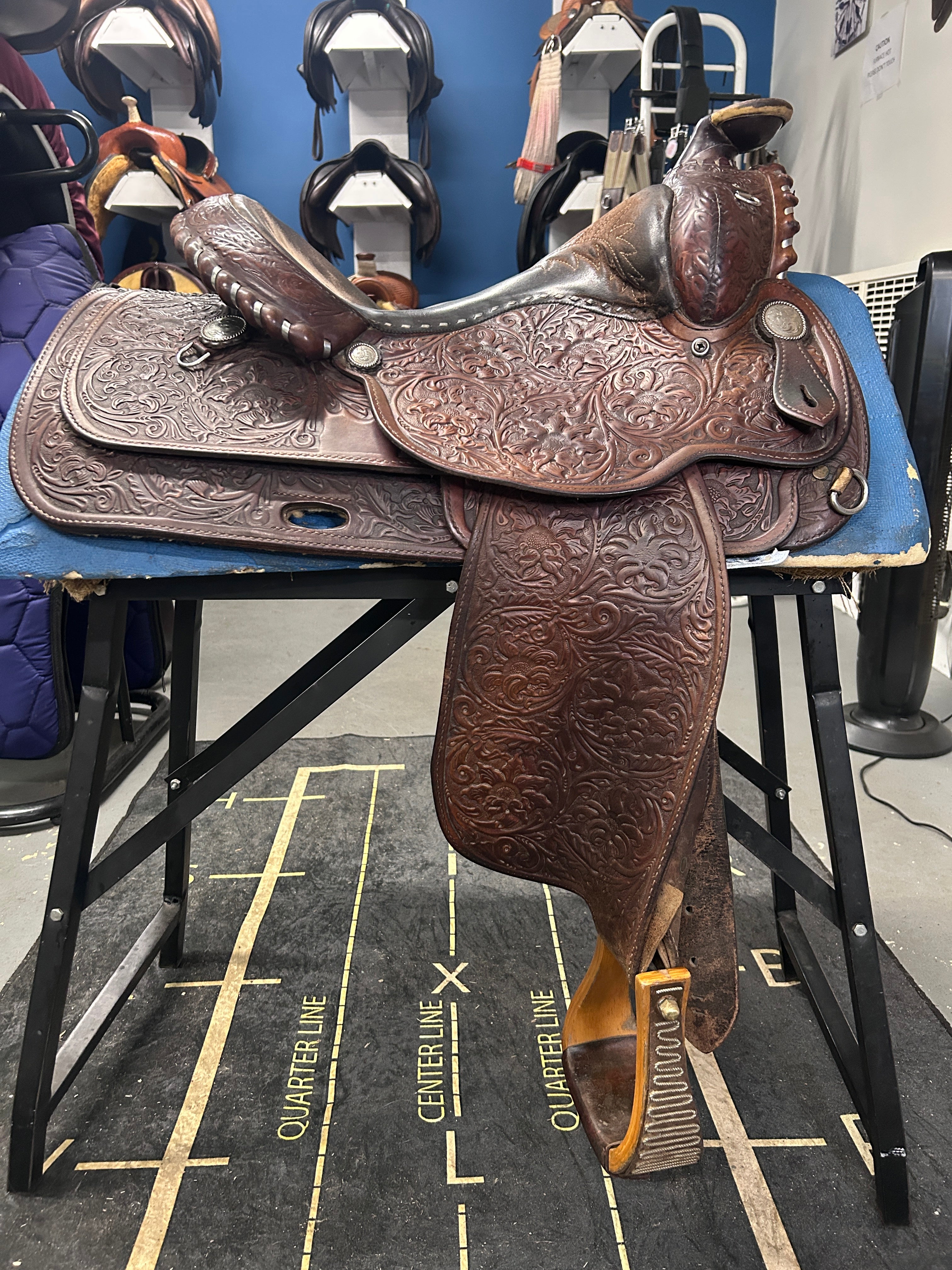 14.5" Circle Y Western Saddle-Saddle-Consignment-Evolution Equestrian Co.