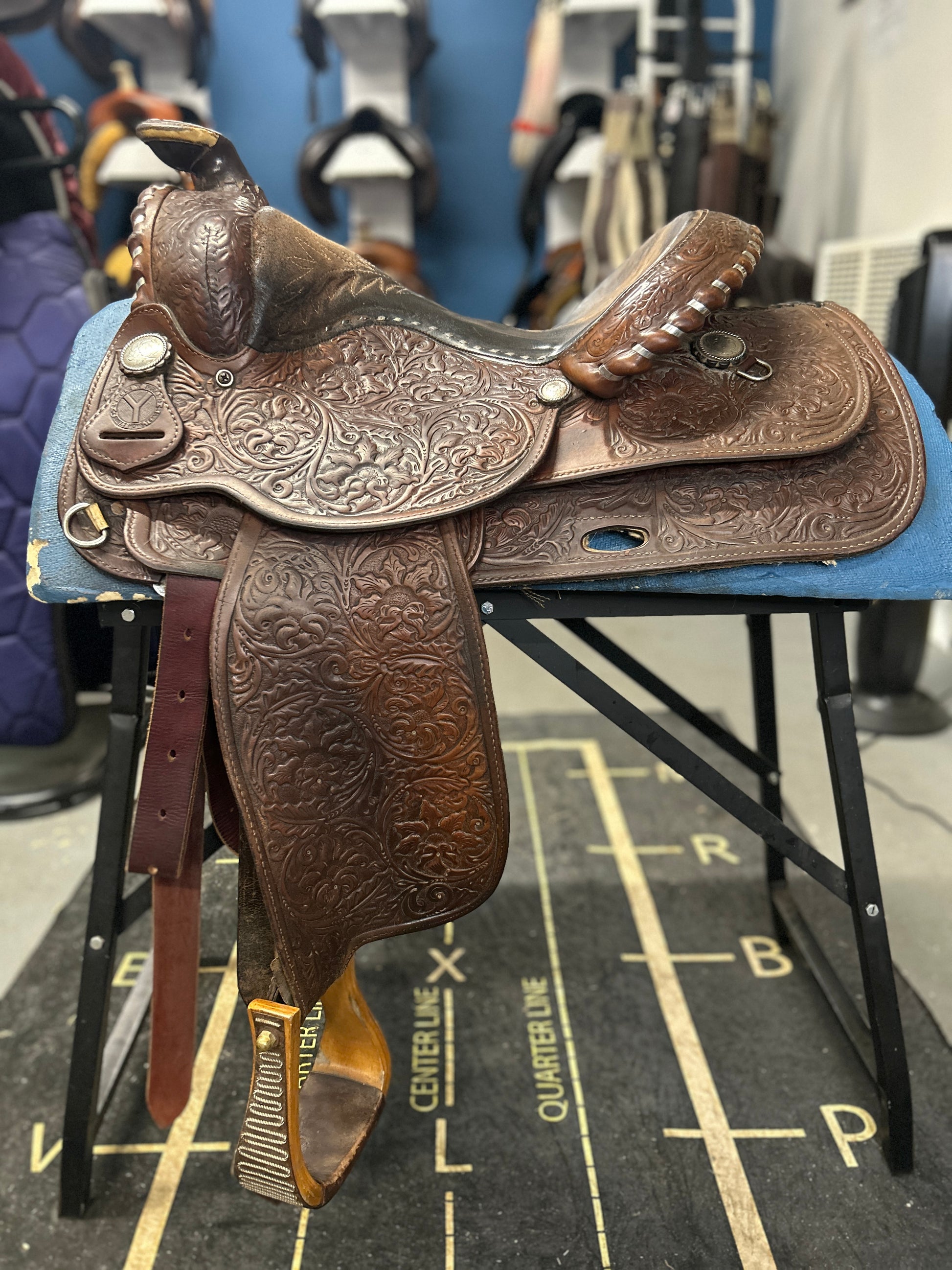 14.5" Circle Y Western Saddle-Saddle-Consignment-Evolution Equestrian Co.
