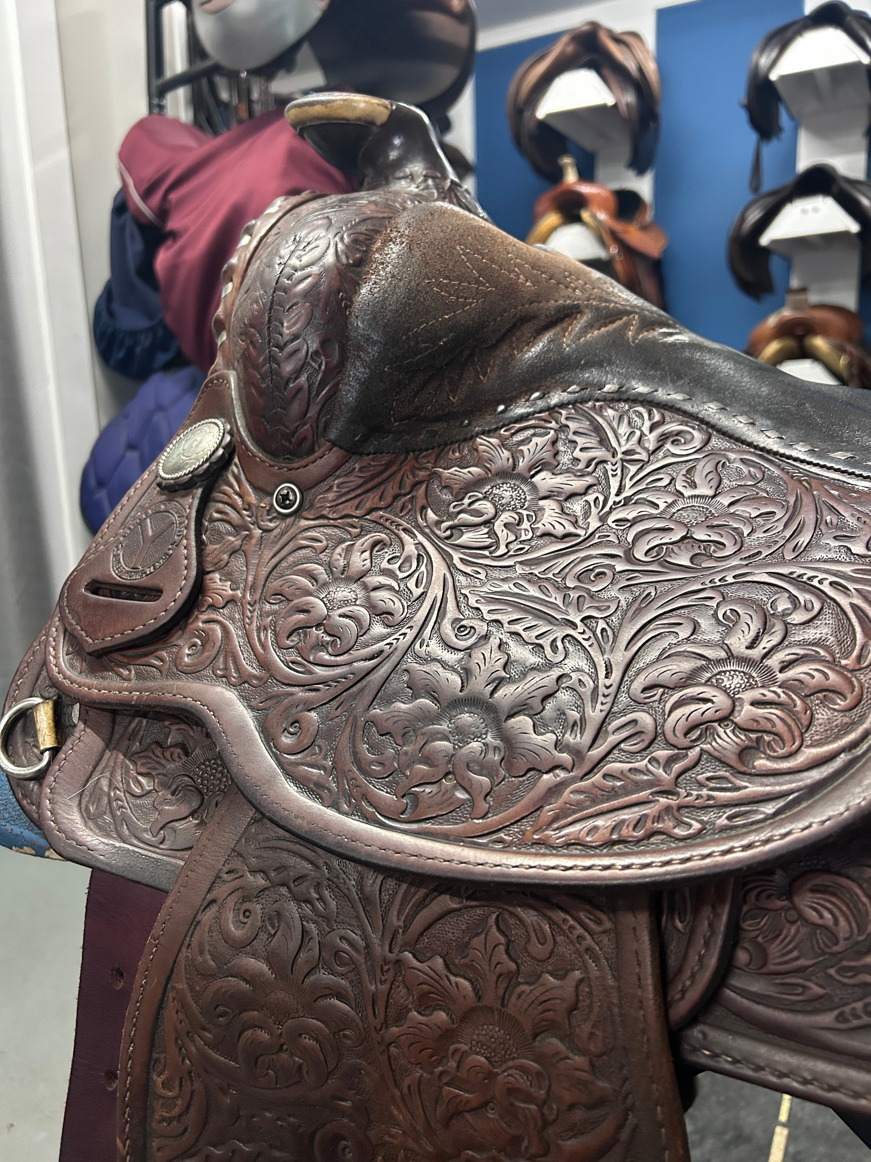 14.5" Circle Y Western Saddle-Saddle-Consignment-Evolution Equestrian Co.