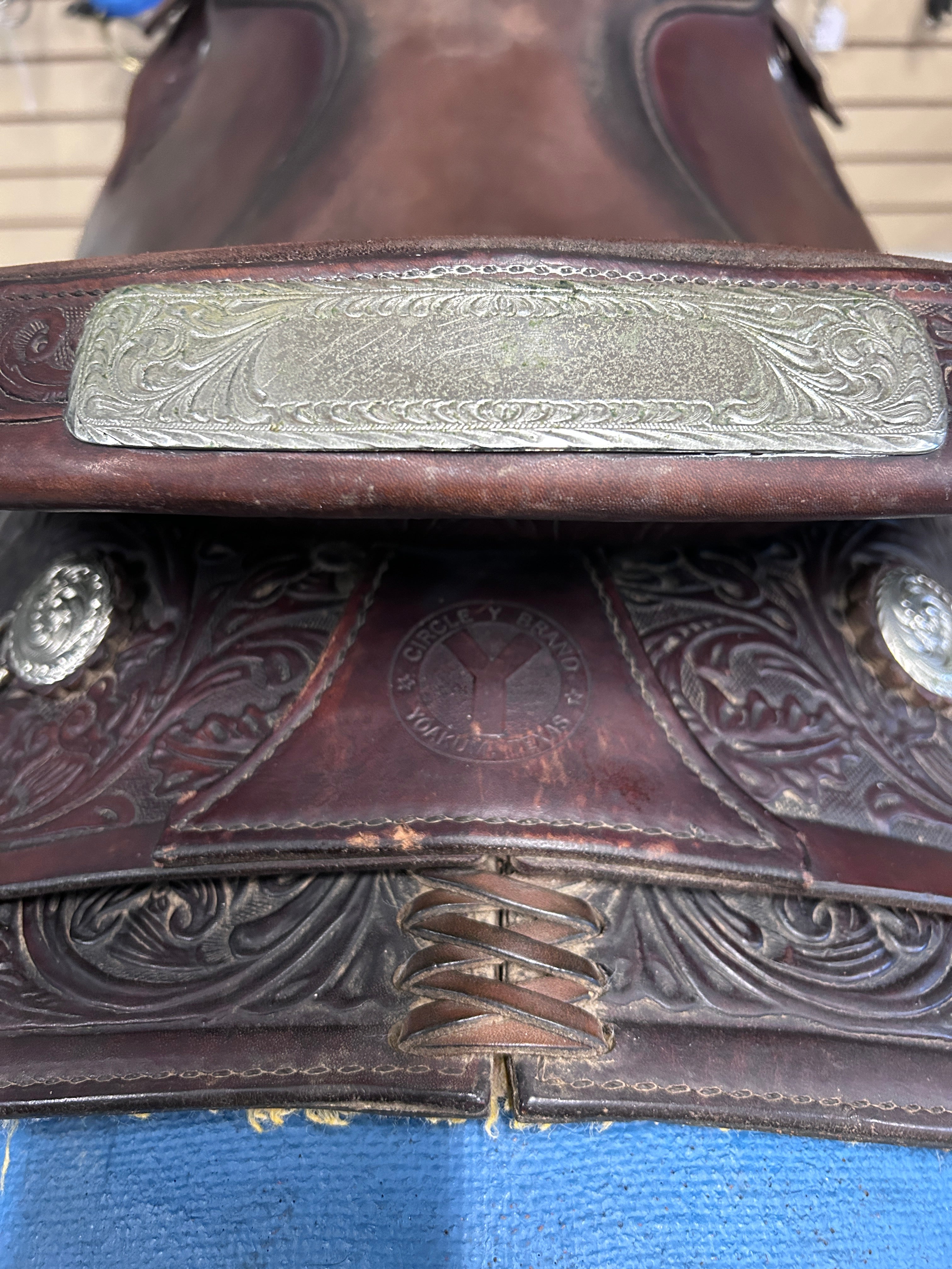 15" Circle Y Equitation Western Saddle-Saddle-Consignment-Evolution Equestrian Co.