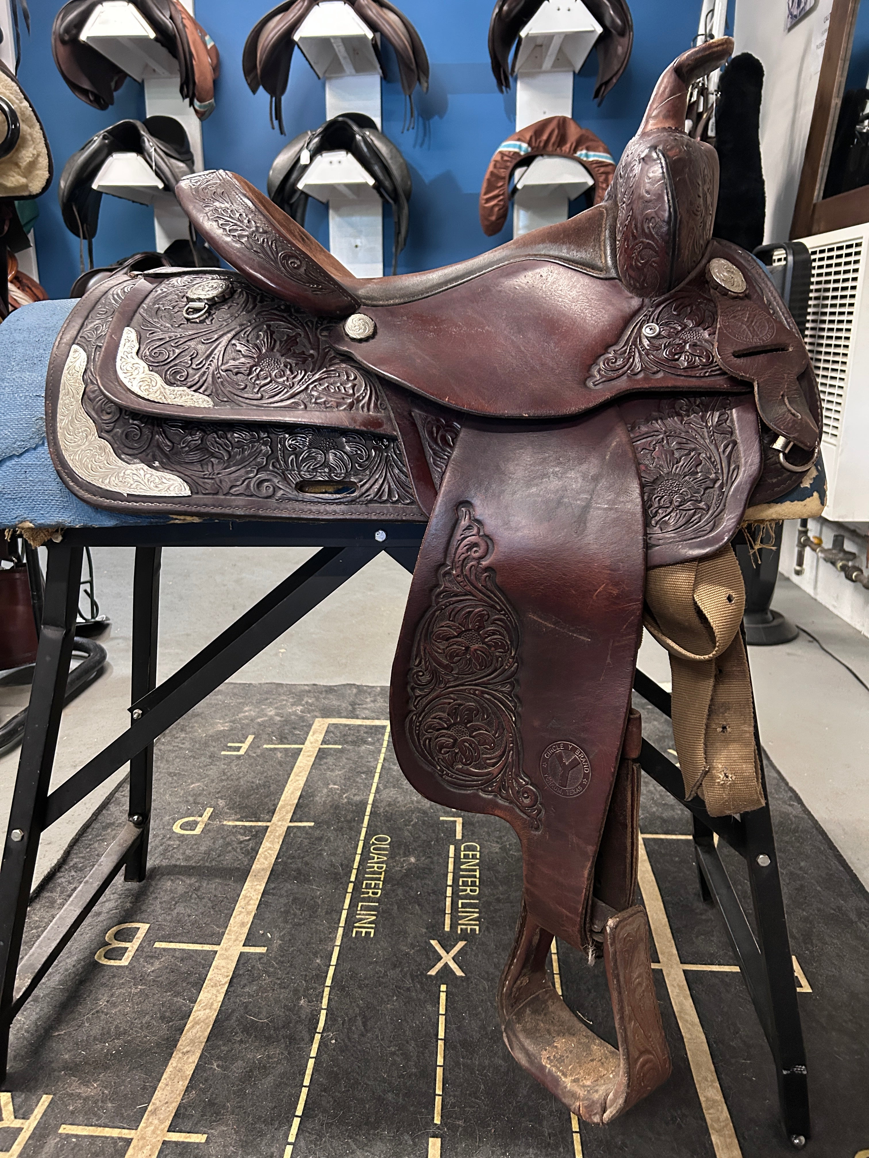 15" Circle Y Equitation Western Saddle-Saddle-Consignment-Evolution Equestrian Co.