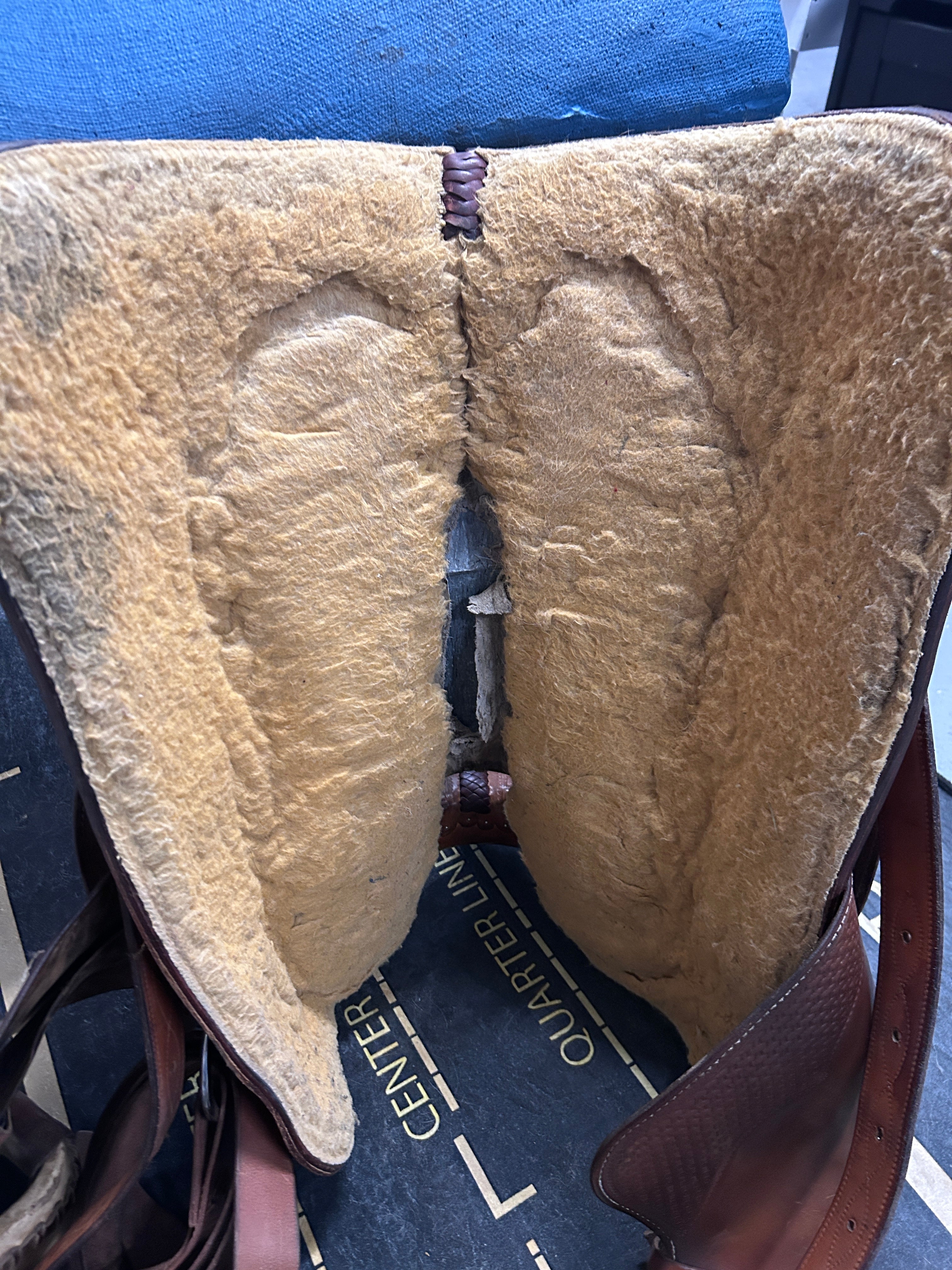15" Crates Mike Beers Team Roper Western Saddle-Saddle-Consignment-Evolution Equestrian Co.