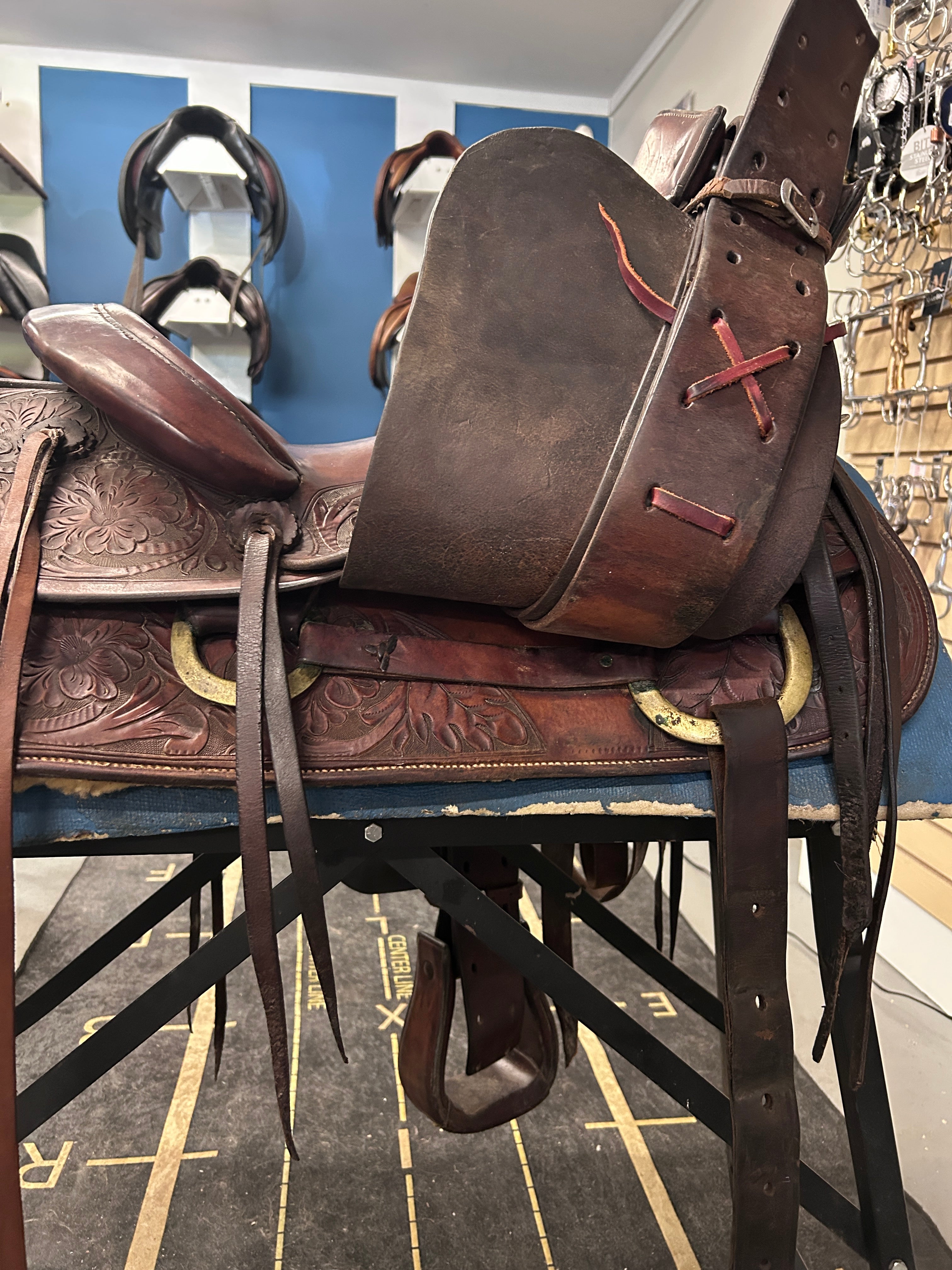 15" Elliott's Saddlery Western Ranch Saddle-Saddle-Consignment-Evolution Equestrian Co.