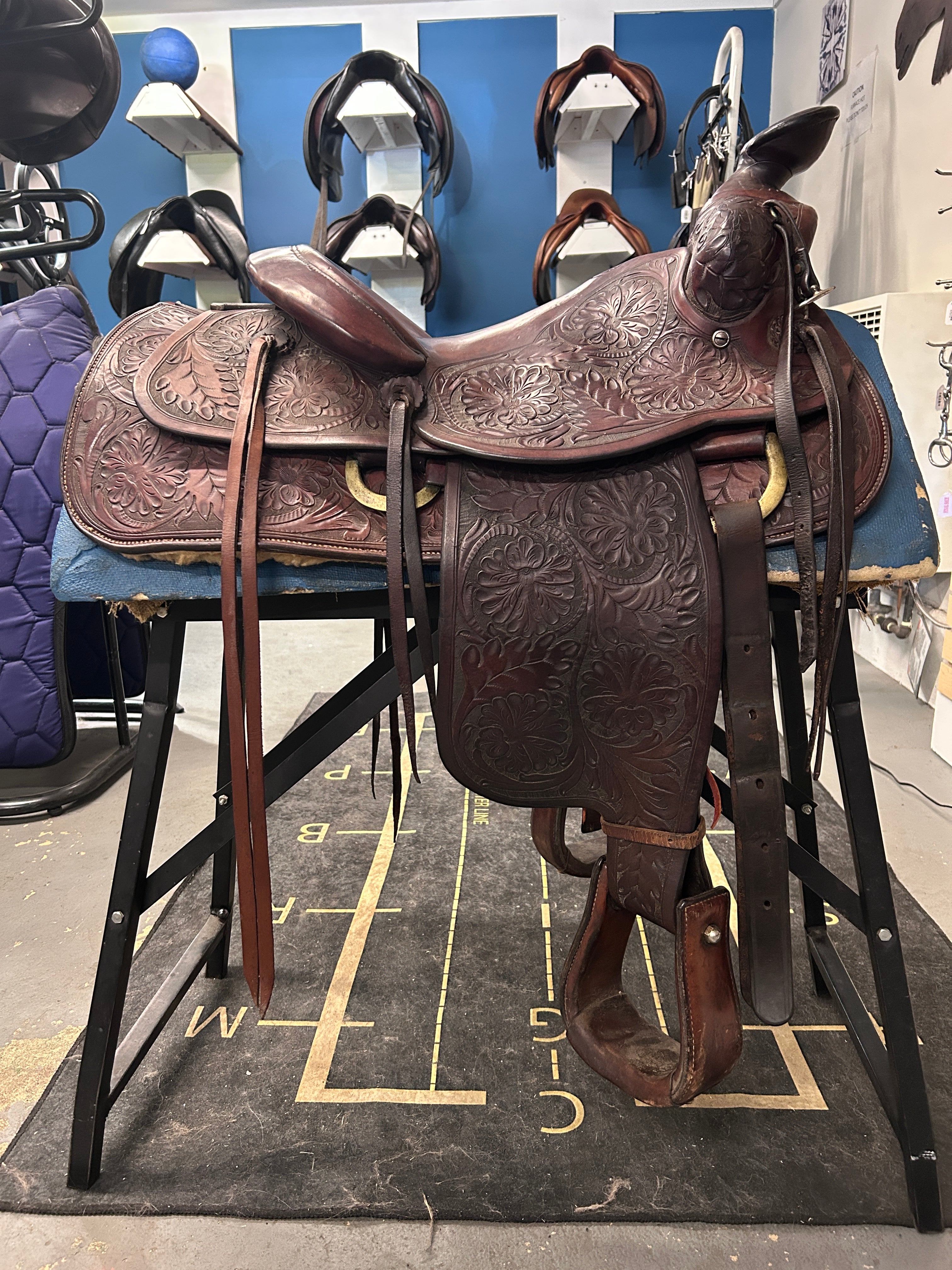 15" Elliott's Saddlery Western Ranch Saddle-Saddle-Consignment-Evolution Equestrian Co.