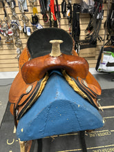 Load image into Gallery viewer, 15” Riders Choice American Made Western Barrel Saddle-Evolution Equestrian Co.-Evolution Equestrian Co.
