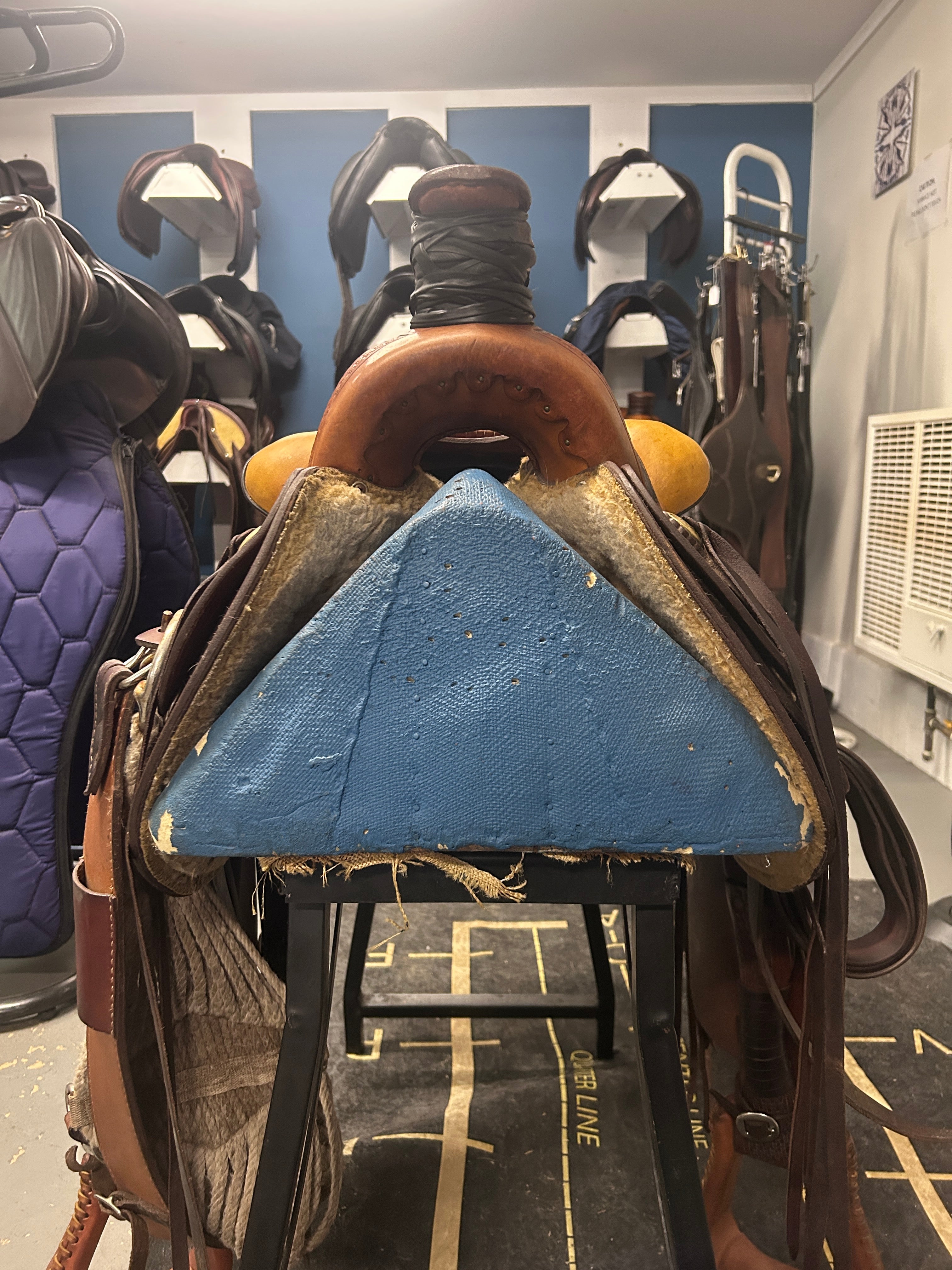 15.5" American Saddlery Mastercraft Roper-Saddle-Consignment-Evolution Equestrian Co.