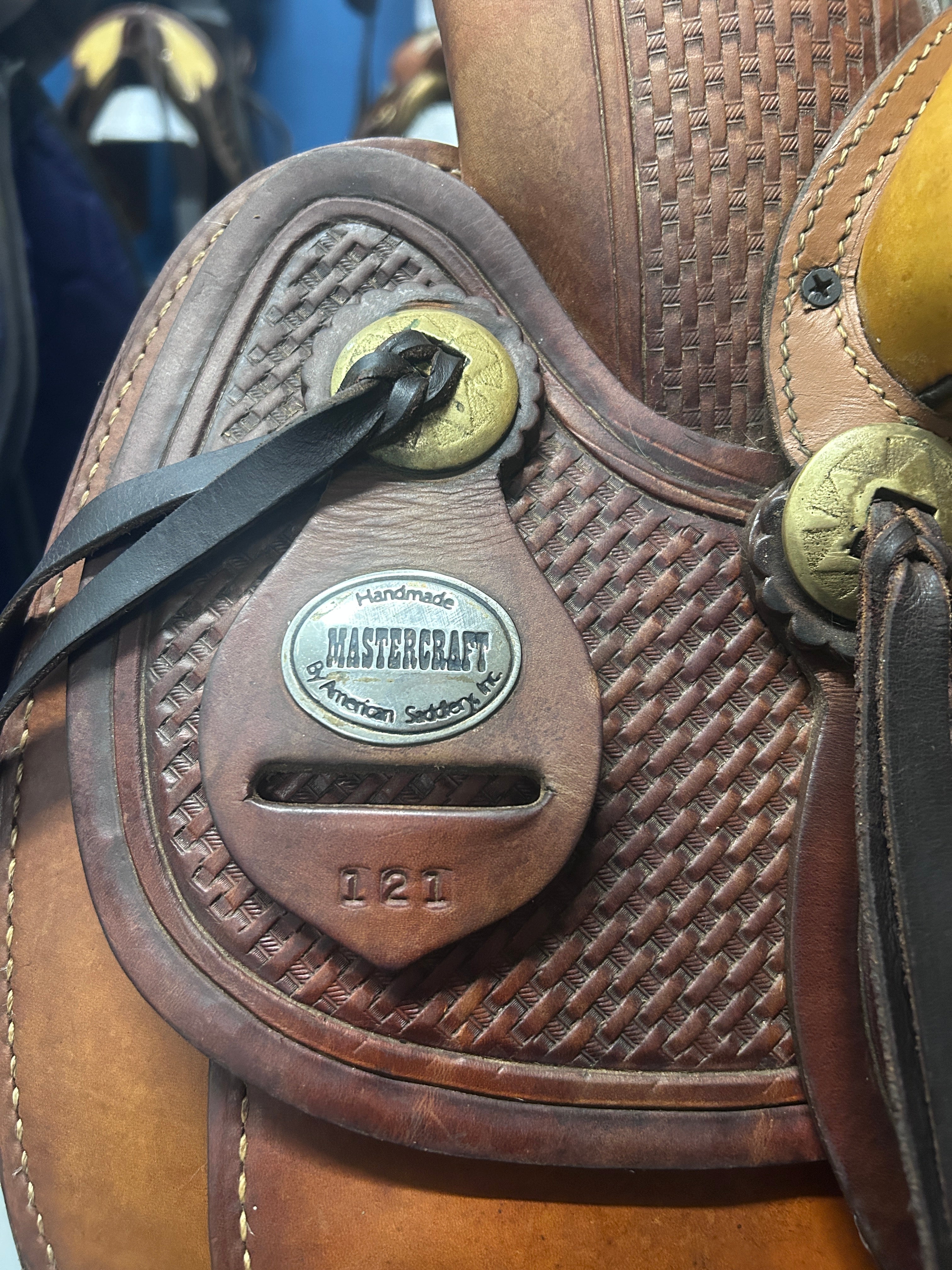 15.5" American Saddlery Mastercraft Roper-Saddle-Consignment-Evolution Equestrian Co.