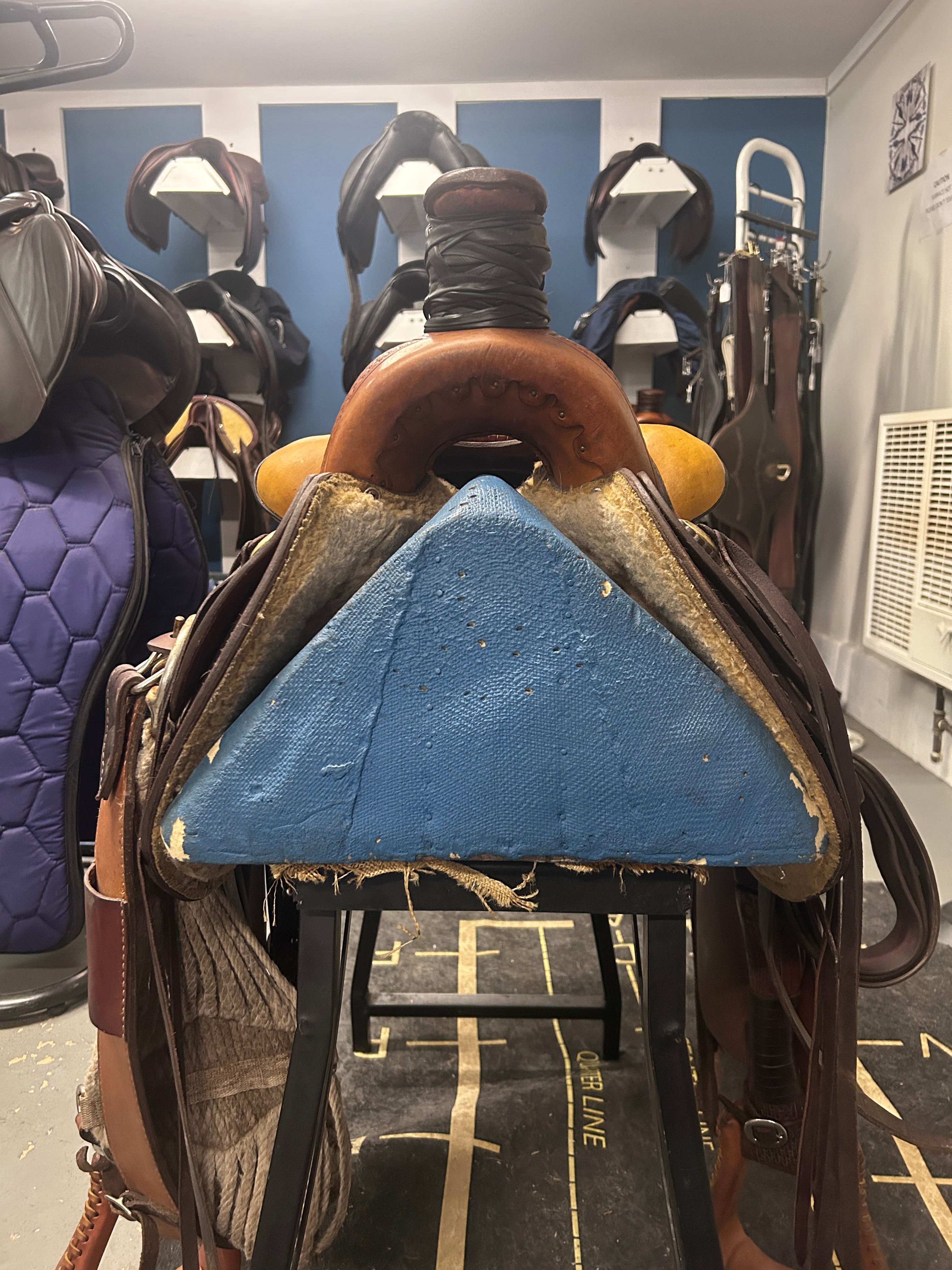 15.5" American Saddlery Mastercraft Roper-Saddle-Consignment-Evolution Equestrian Co.