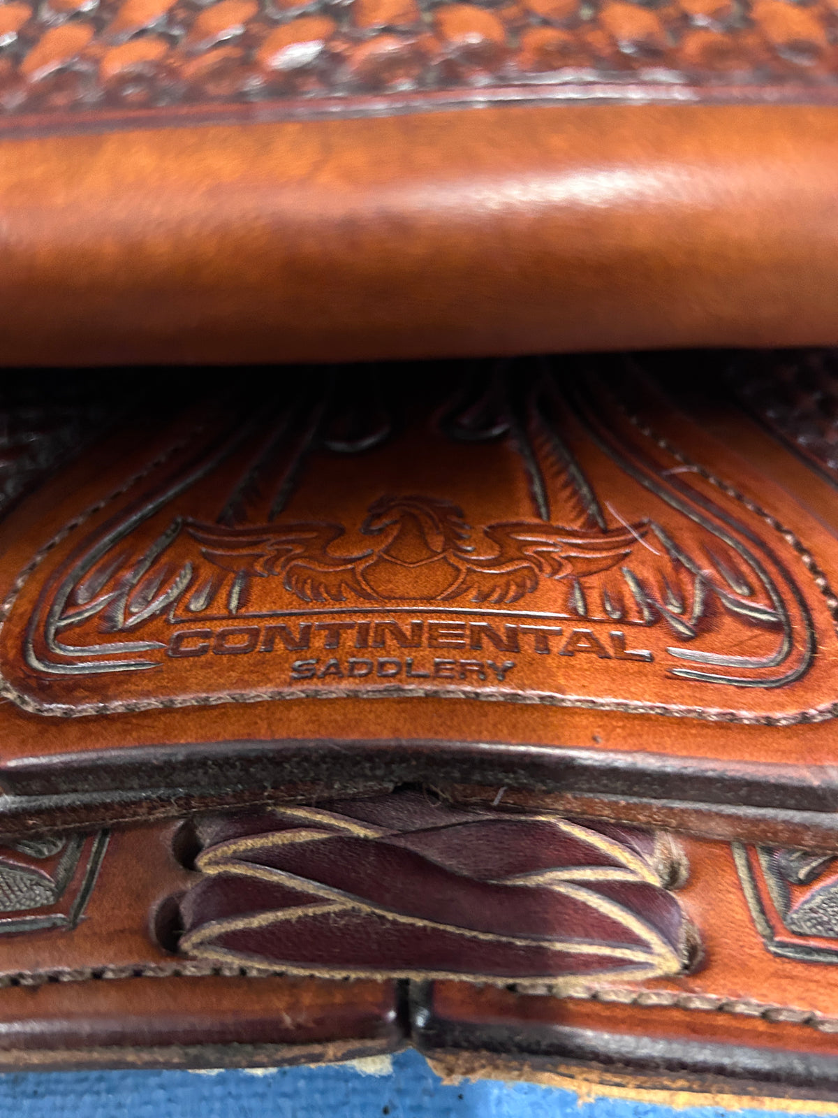 15.5" Continental Western Saddle-Saddle-Consignment-Evolution Equestrian Co.