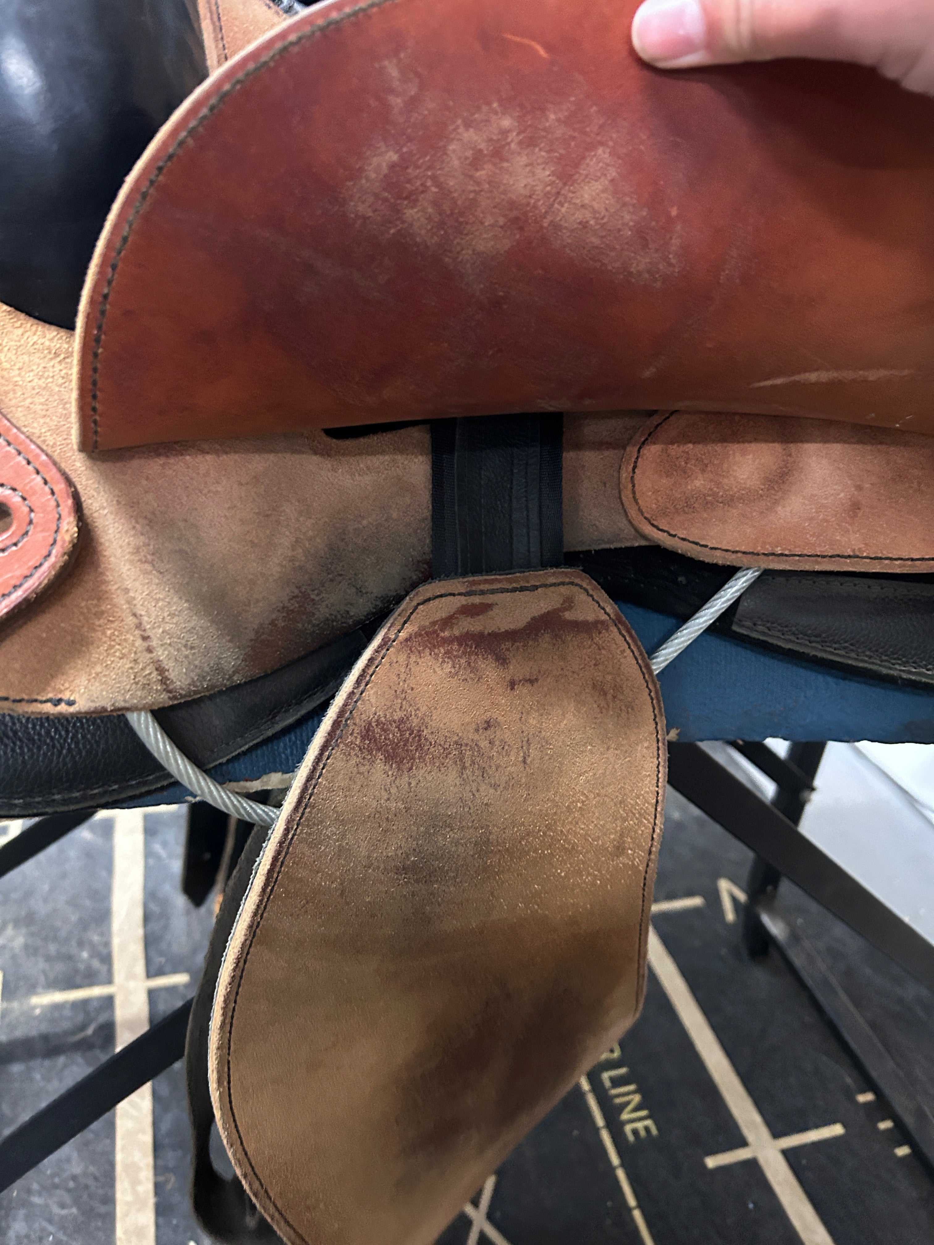 15.5" EZ-Fit Custom Western Saddle-Saddle-Consignment-Evolution Equestrian Co.