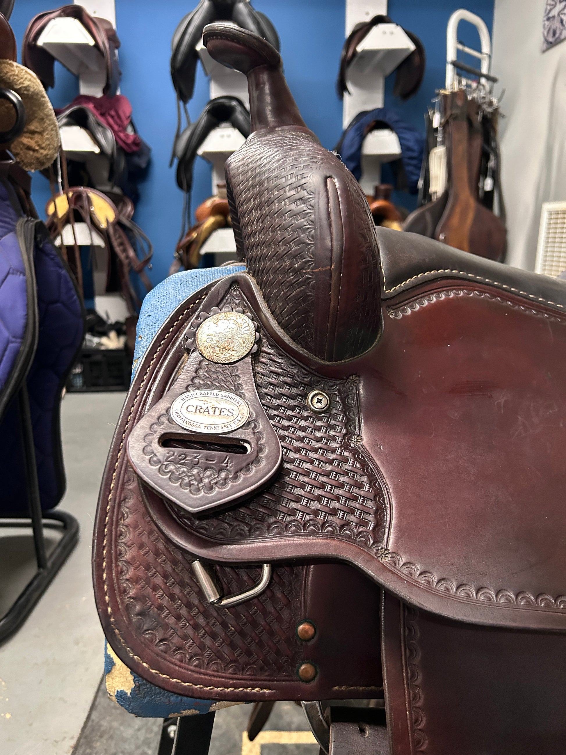 16" Crates Trail Saddle-Saddle-Evolution Equestrian Co.-Evolution Equestrian Co.