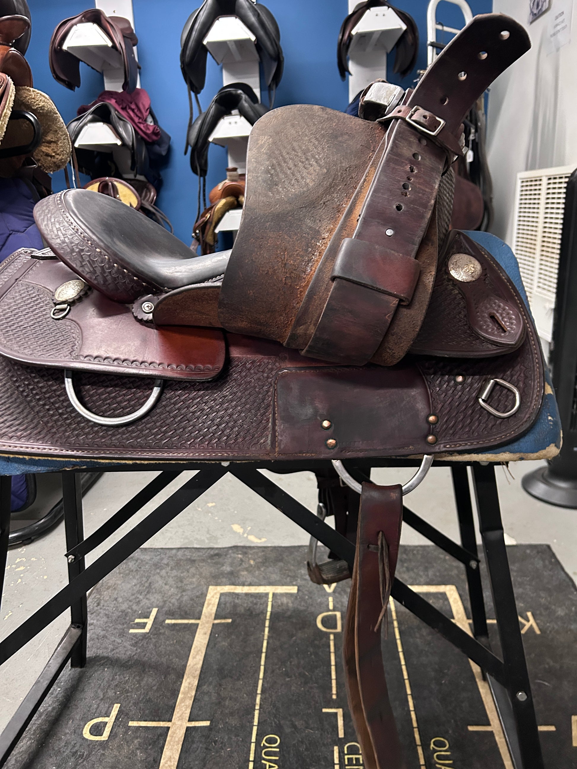 16" Crates Trail Saddle-Saddle-Evolution Equestrian Co.-Evolution Equestrian Co.