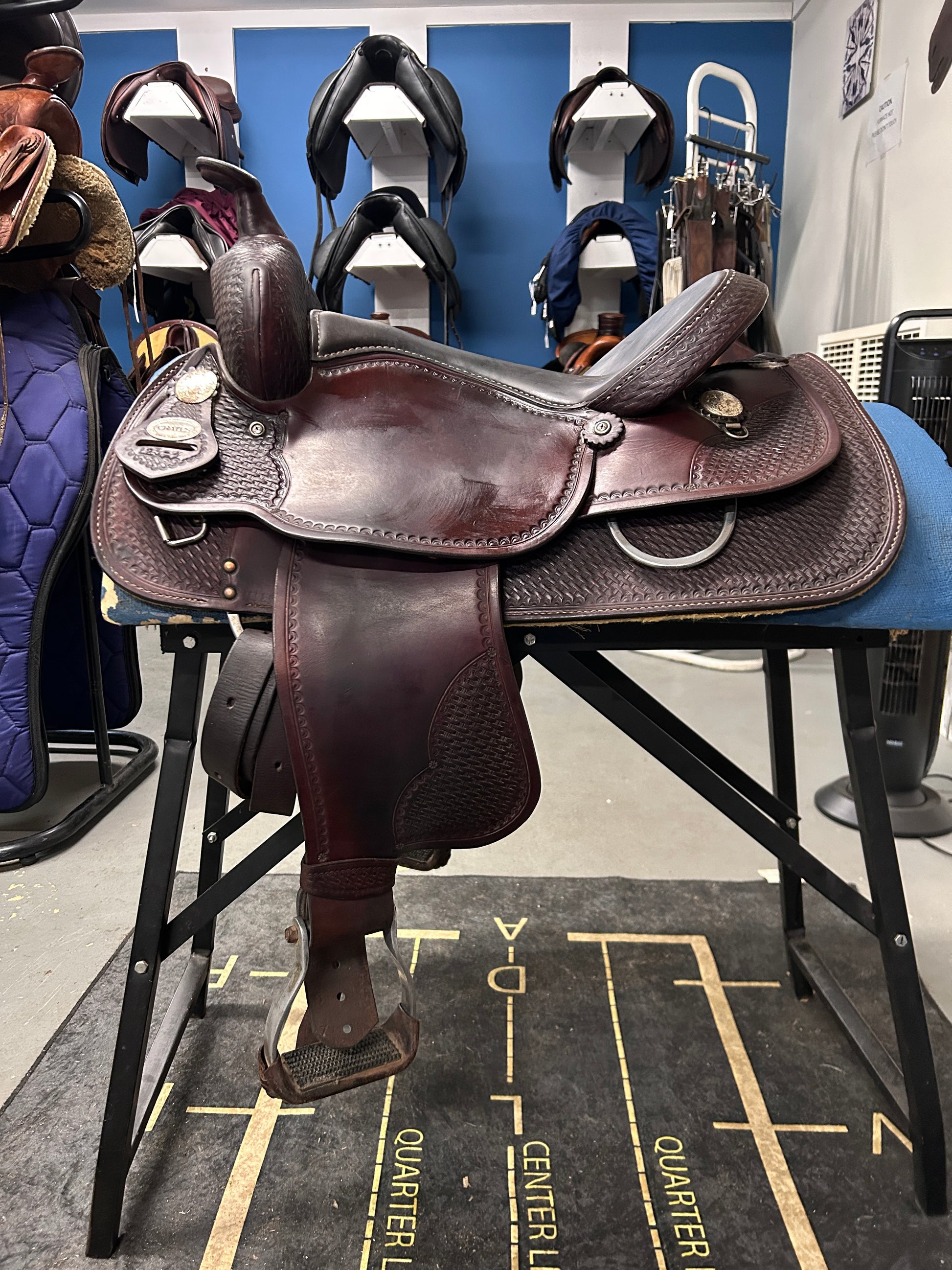 16" Crates Trail Saddle-Saddle-Evolution Equestrian Co.-Evolution Equestrian Co.