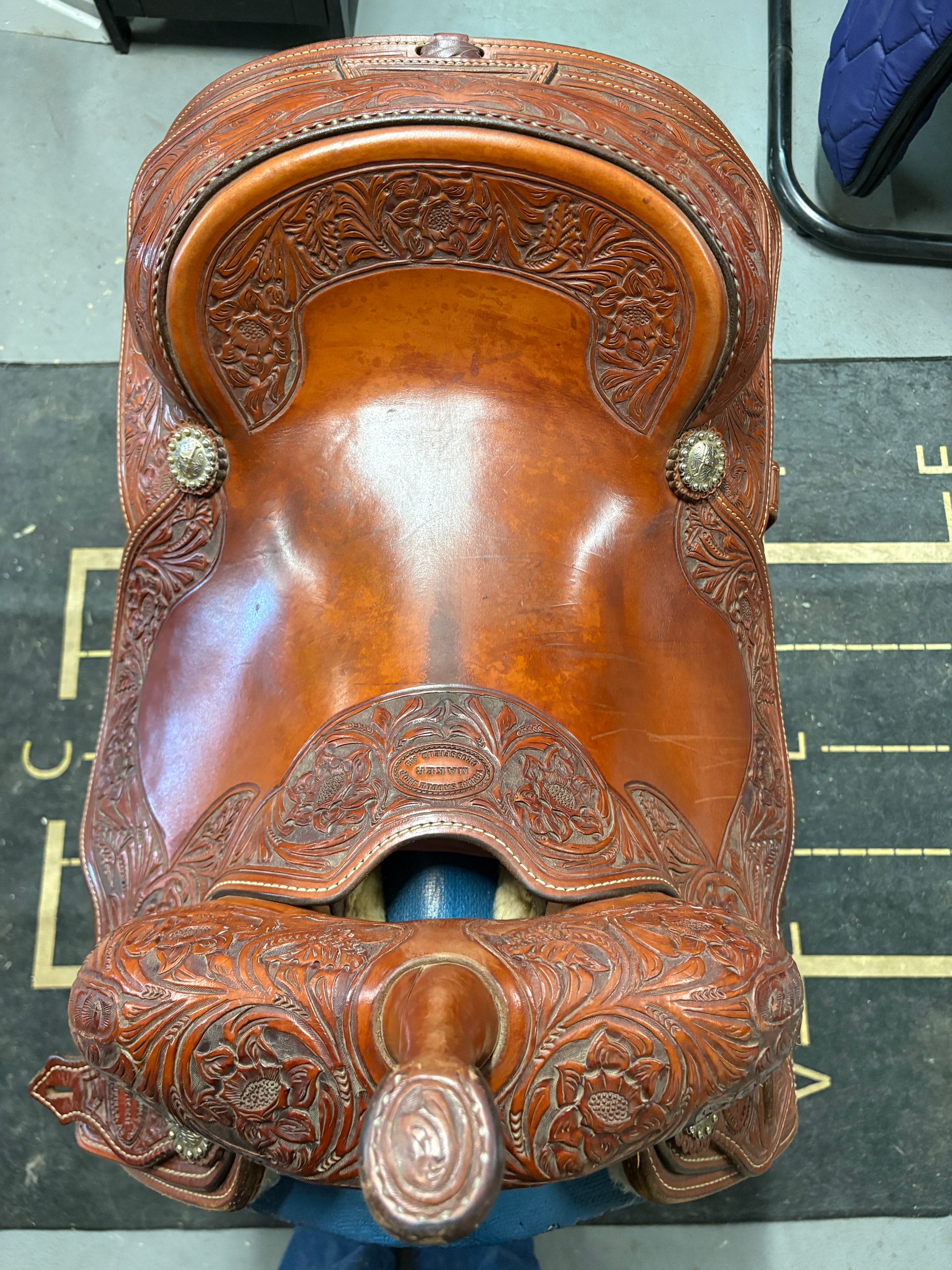 16" Irvines Custom Ranch Cutter-Saddle-Consignment-Evolution Equestrian Co.