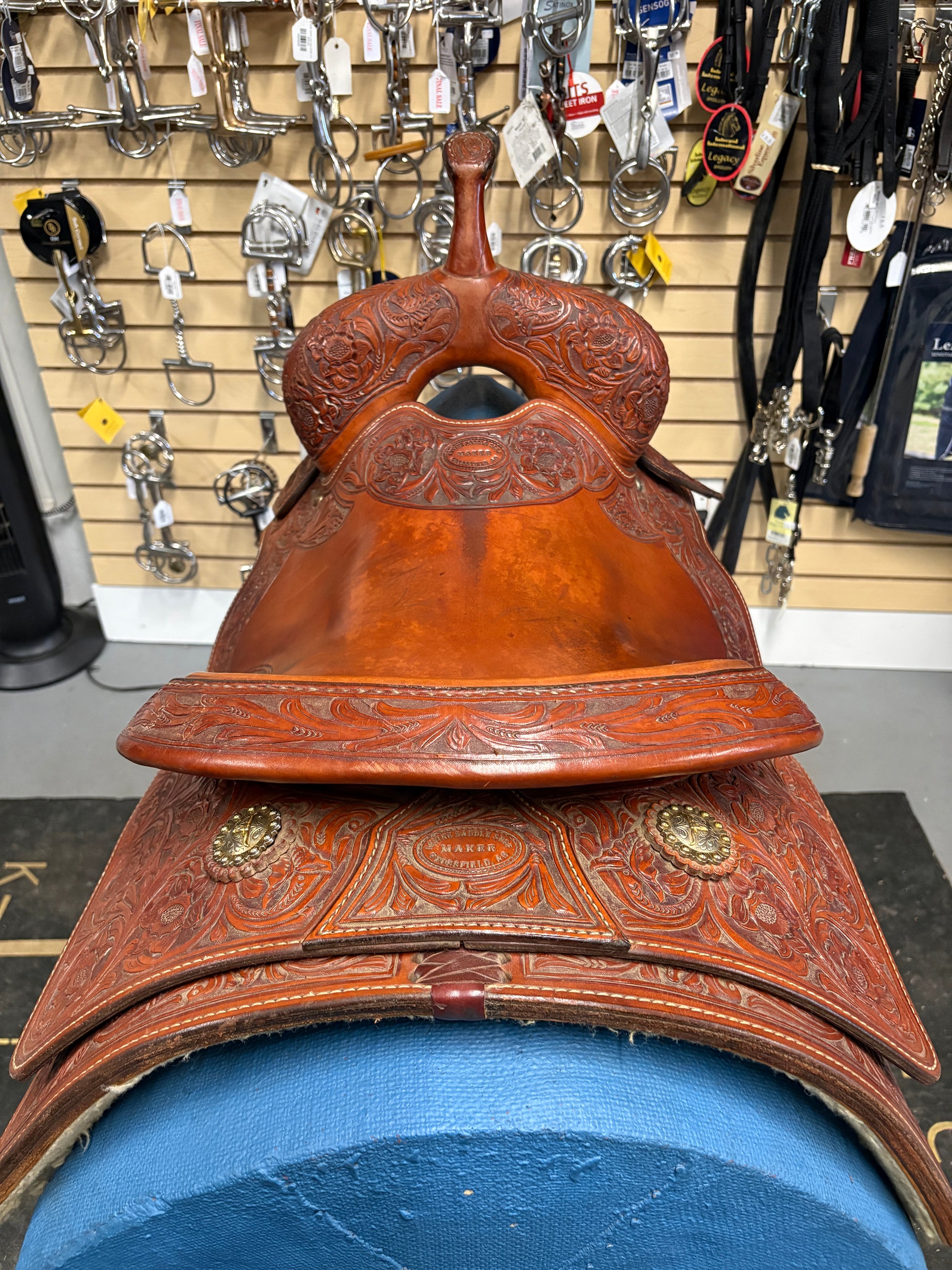 16" Irvines Custom Ranch Cutter-Saddle-Consignment-Evolution Equestrian Co.