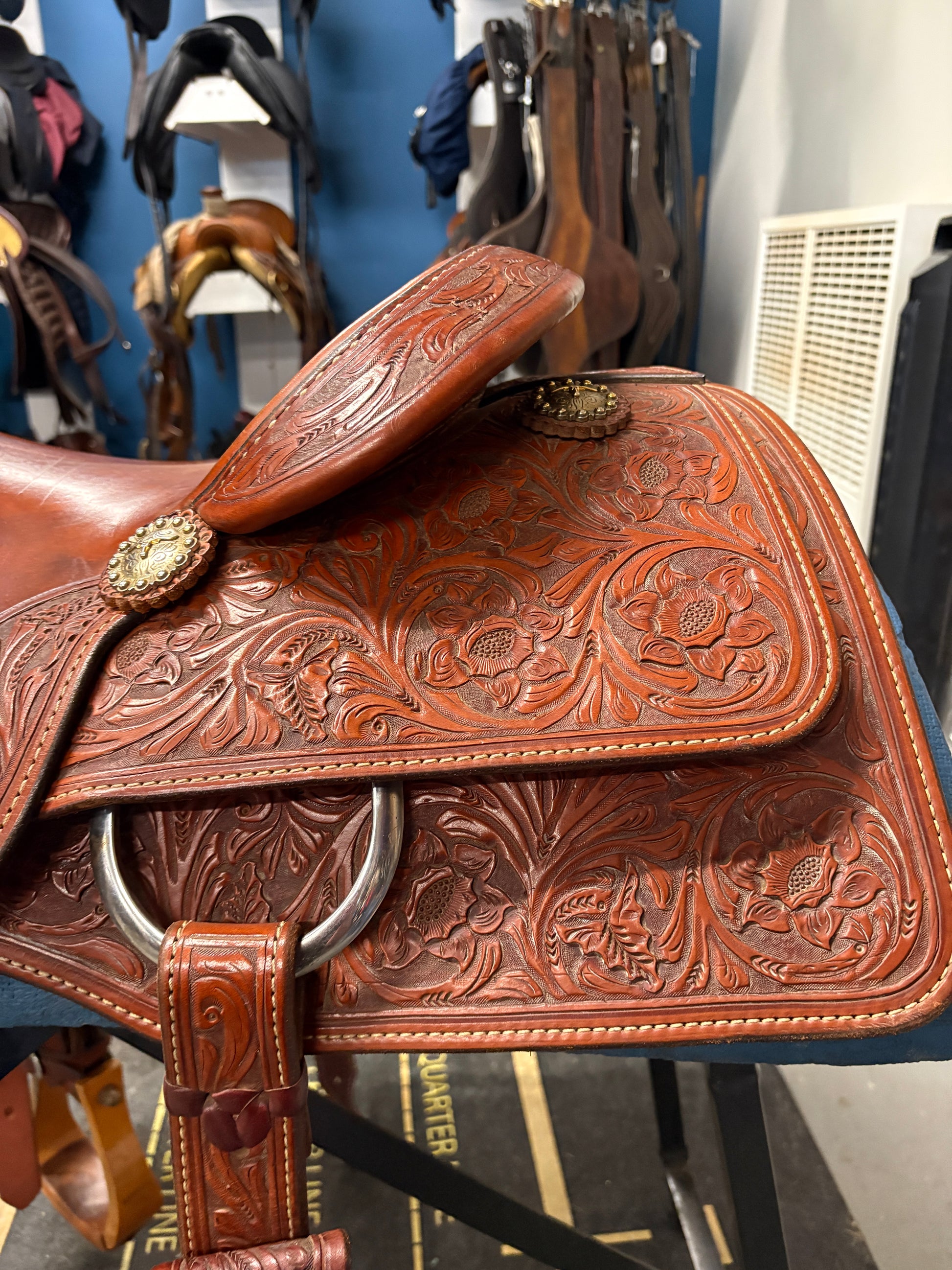 16" Irvines Custom Ranch Cutter-Saddle-Consignment-Evolution Equestrian Co.