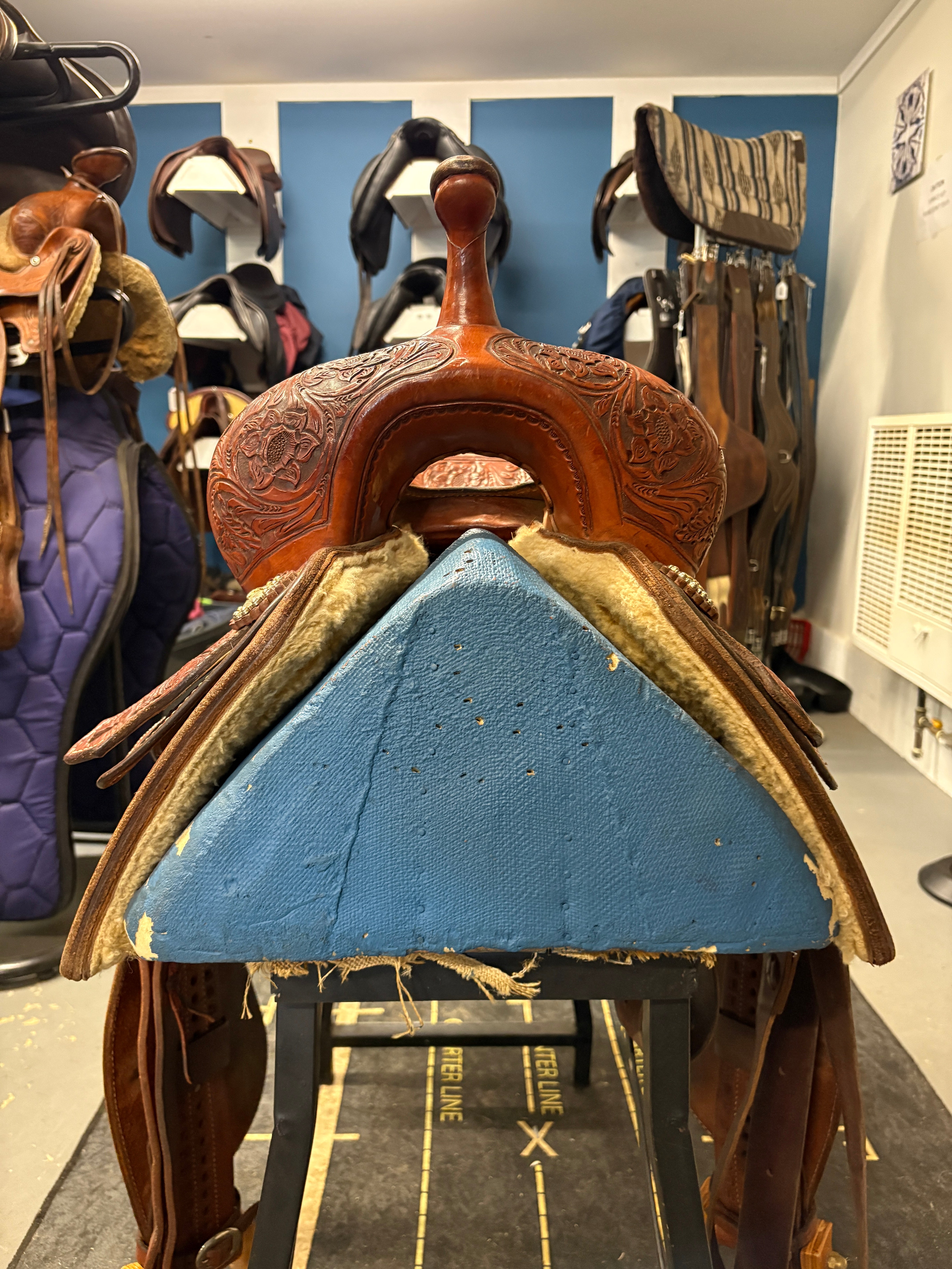 16" Irvines Custom Ranch Cutter-Saddle-Consignment-Evolution Equestrian Co.