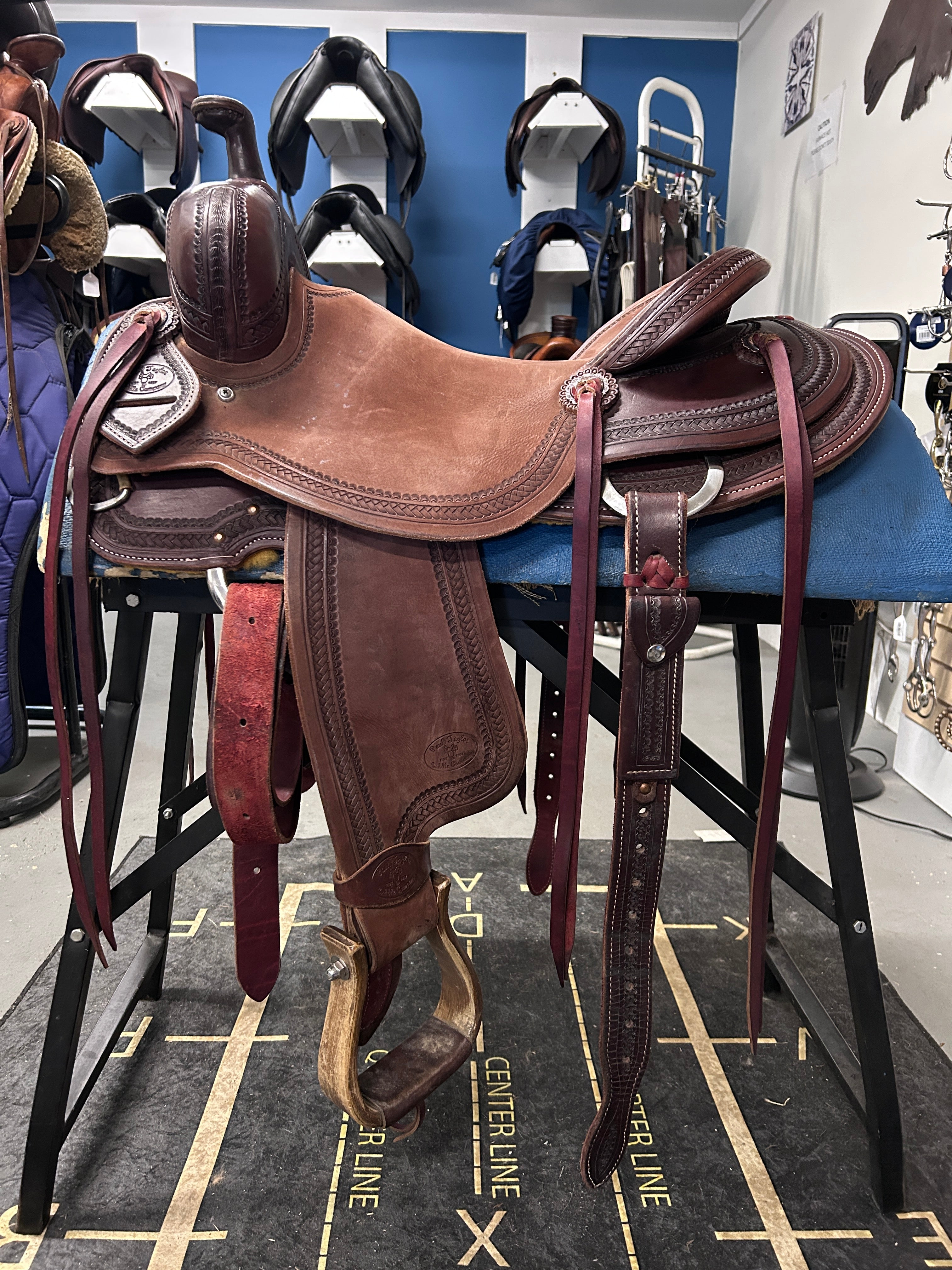 16" Paul Taylor Ranch Cutter-Saddle-Consignment-Evolution Equestrian Co.