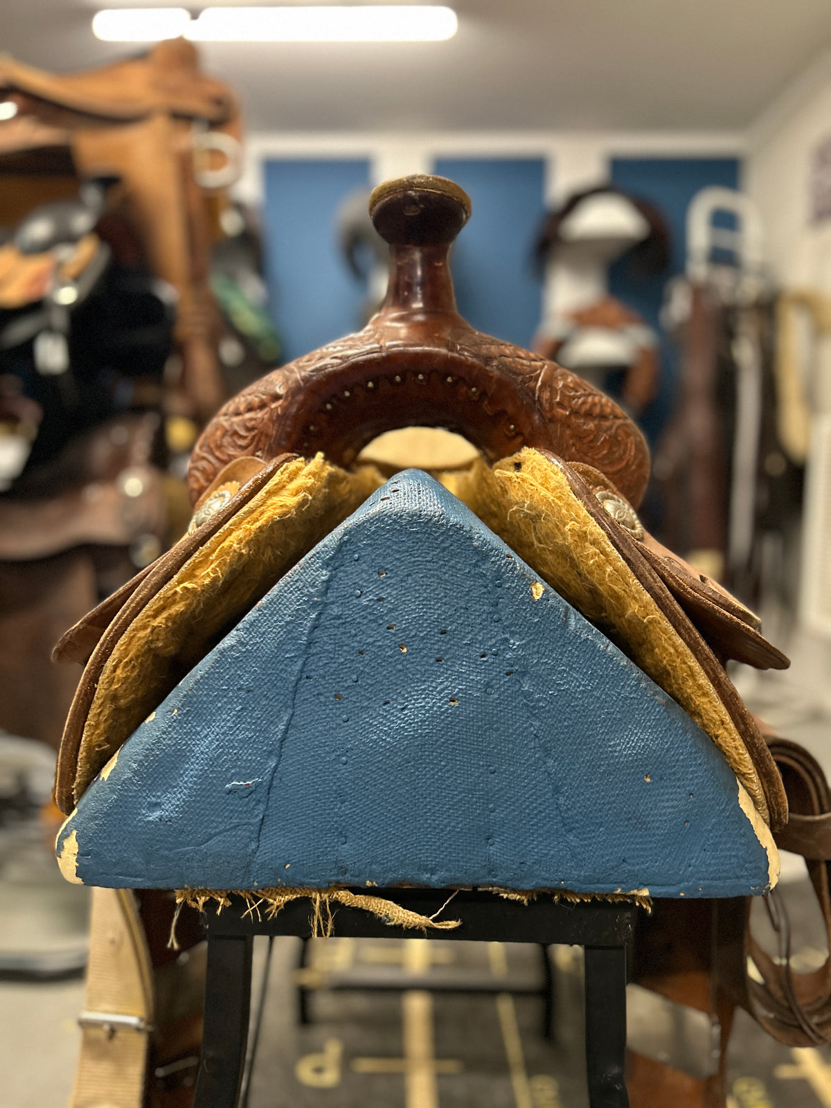 16" Santa Fe Saddlery Roping Saddle-Saddle-Consignment-Evolution Equestrian Co.