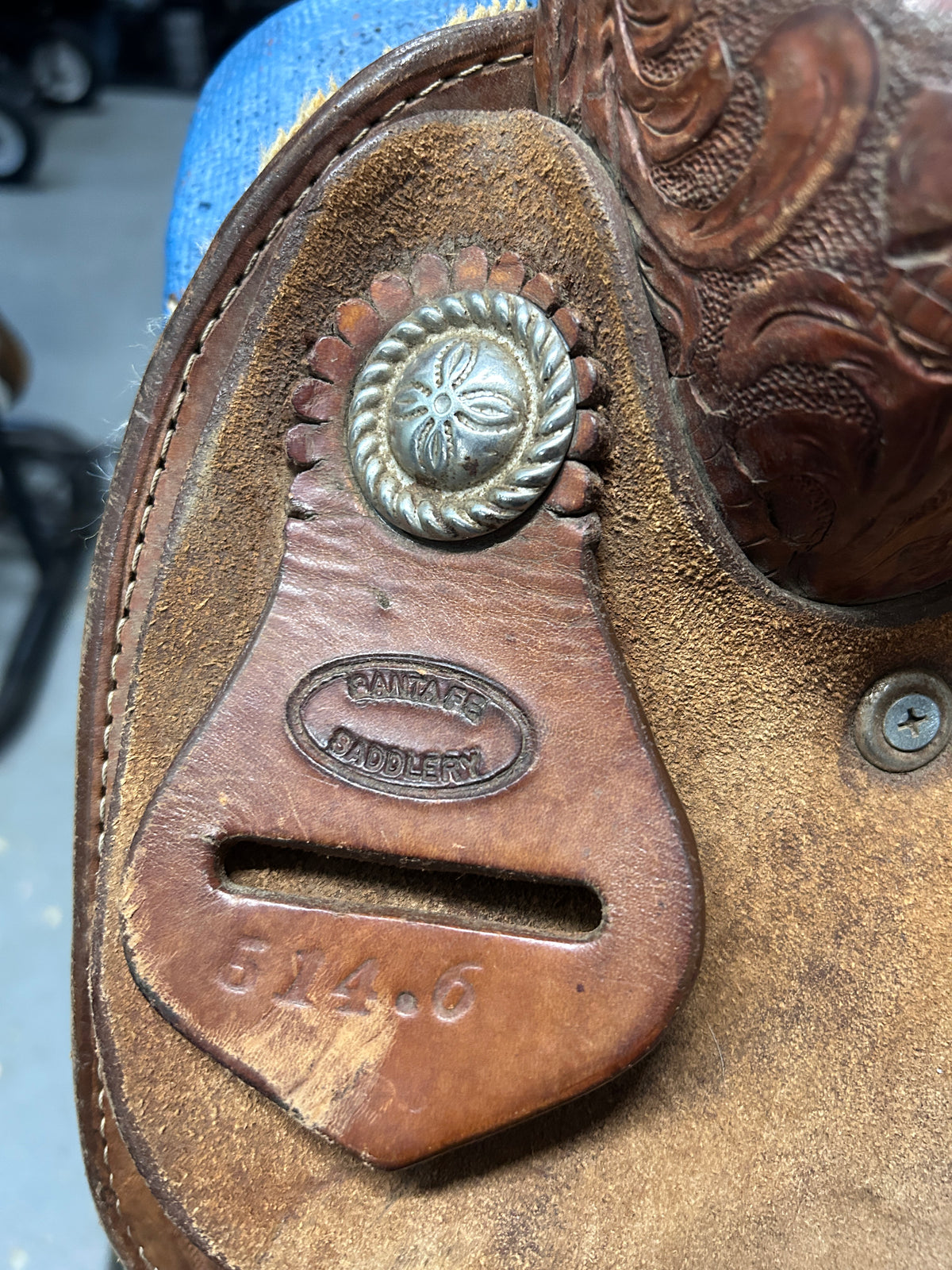 16" Santa Fe Saddlery Roping Saddle-Saddle-Consignment-Evolution Equestrian Co.