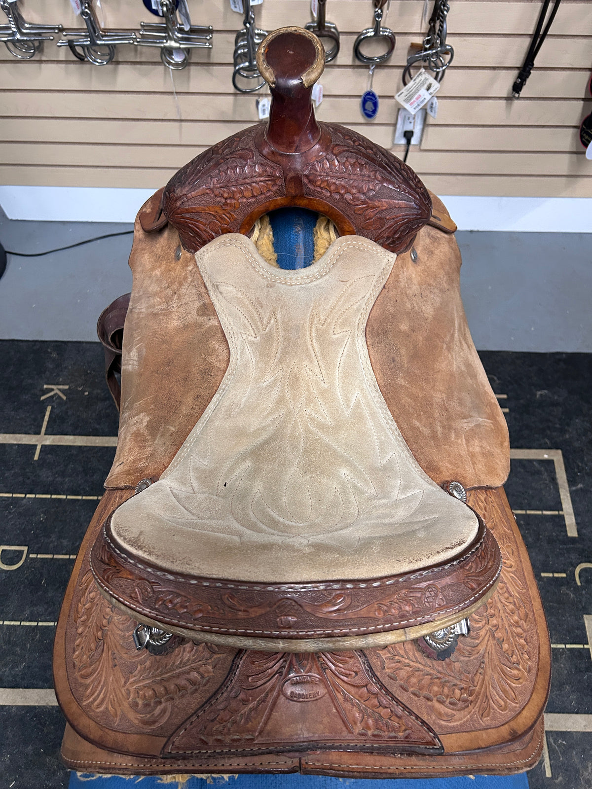 16" Santa Fe Saddlery Roping Saddle-Saddle-Consignment-Evolution Equestrian Co.