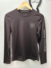 Noel Asmar Equestrian Logo Shirt Brown Medium