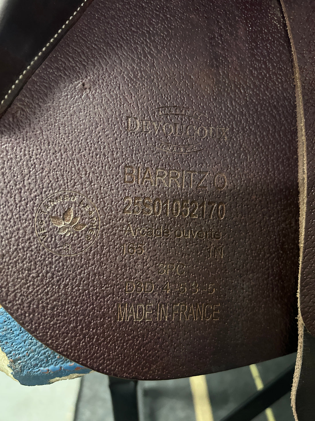 16.5" Devoucoux Biarritz O Saddle-Saddle-Consignment-Evolution Equestrian Co.