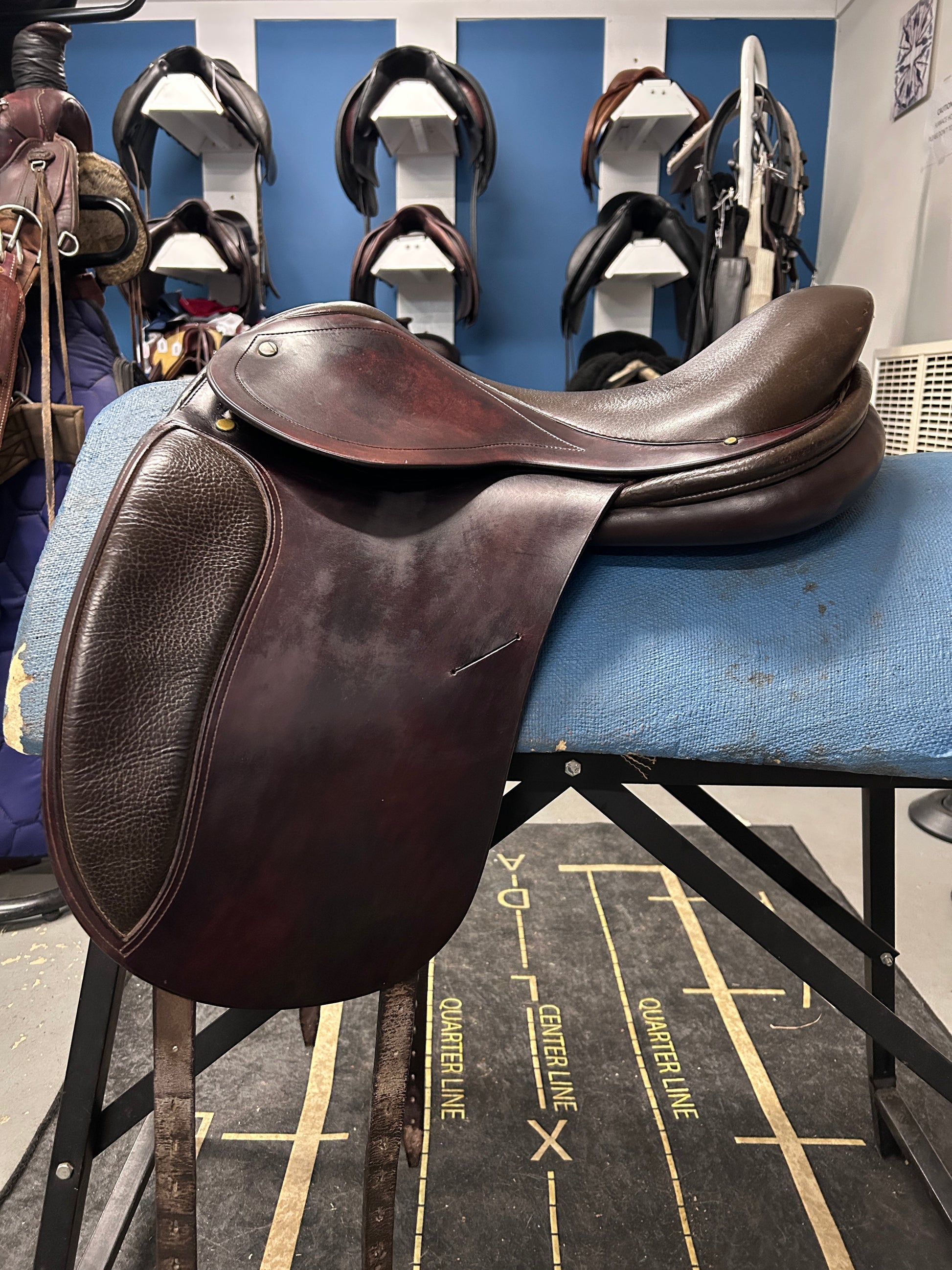 16.5" Lauriche AJ Foster Dressage Saddle-Saddle-Consignment-Evolution Equestrian Co.