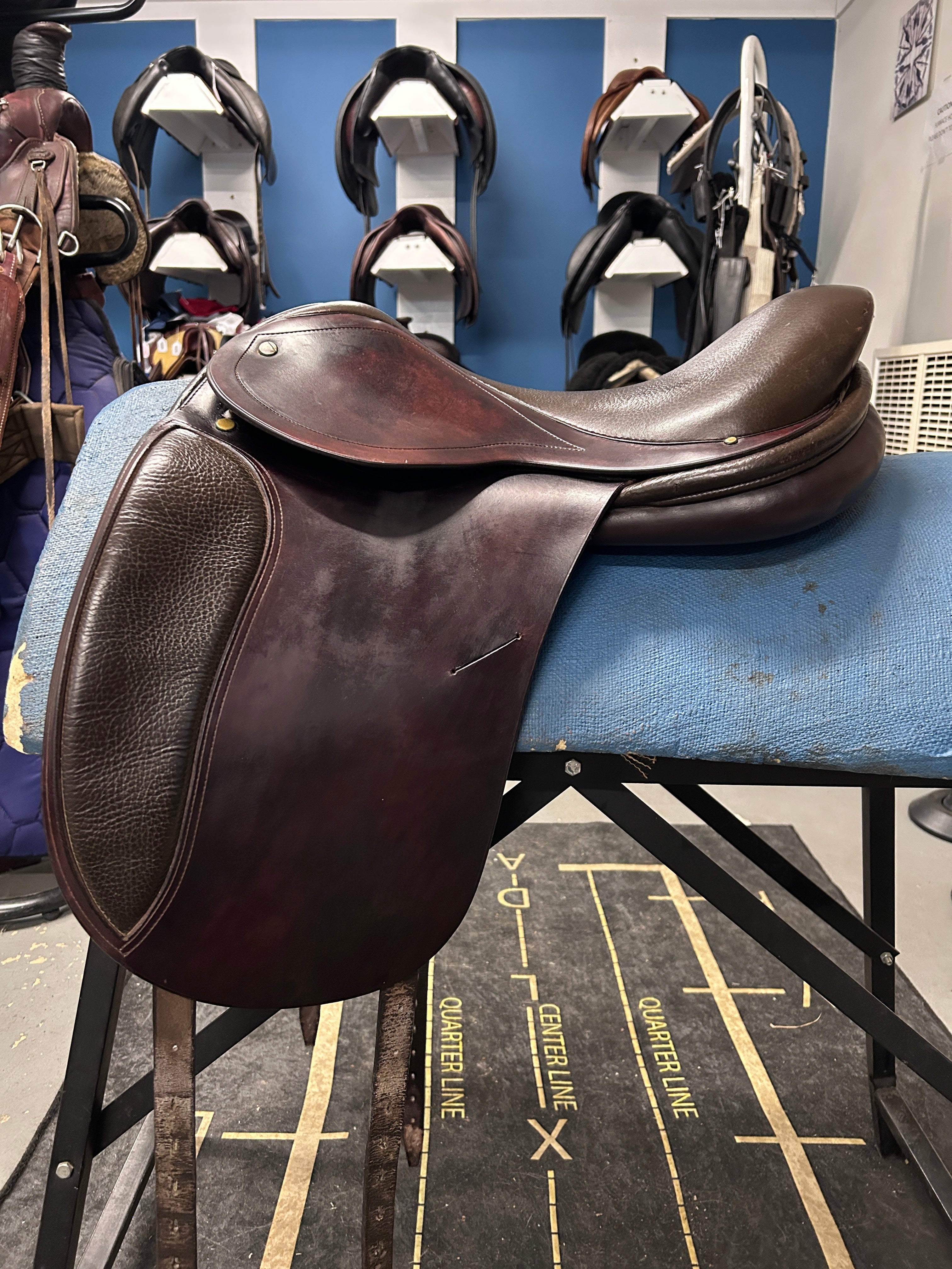 16.5" Lauriche AJ Foster Dressage Saddle-Saddle-Consignment-Evolution Equestrian Co.