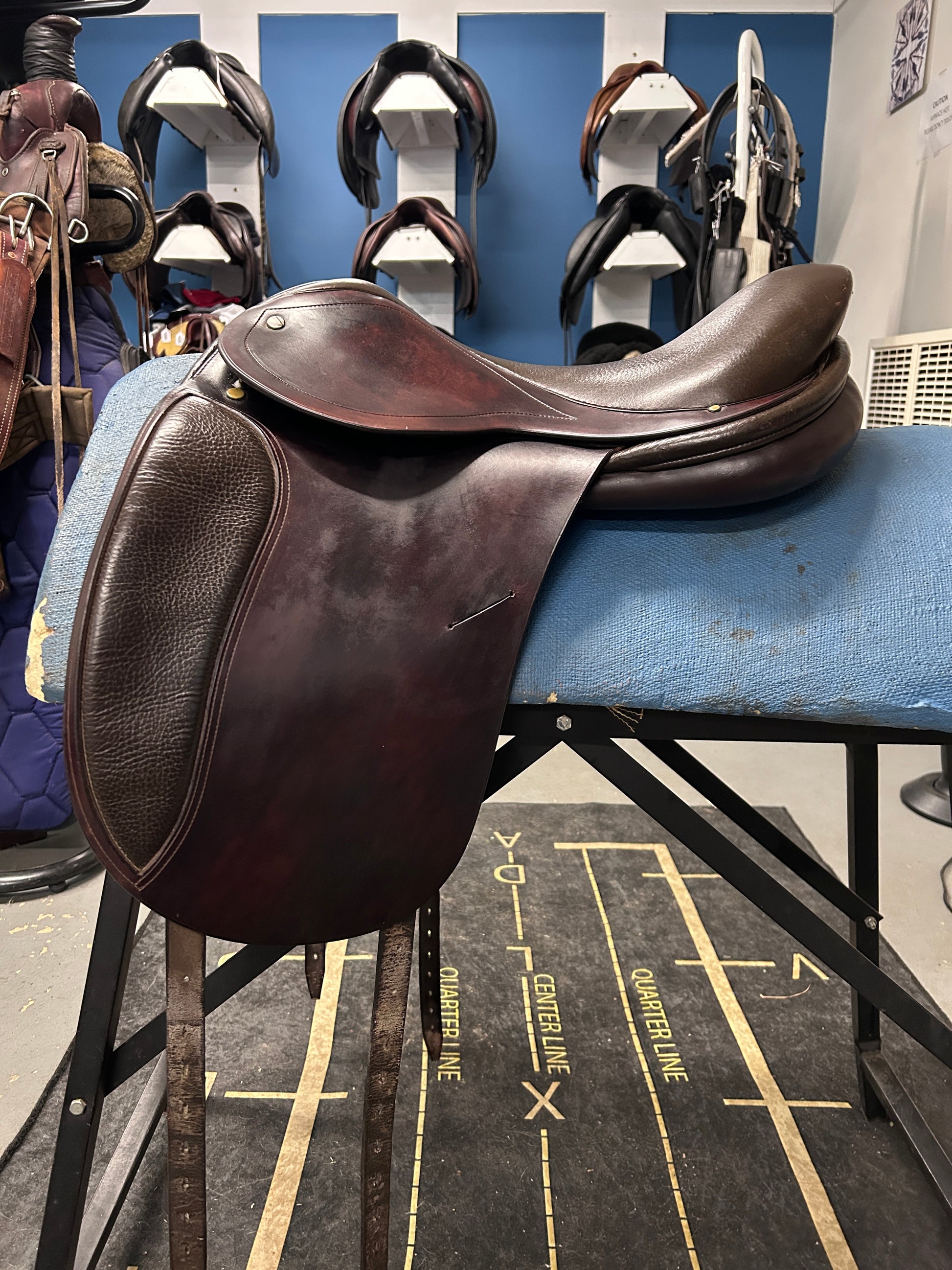 16.5" Lauriche AJ Foster Dressage Saddle-Saddle-Consignment-Evolution Equestrian Co.