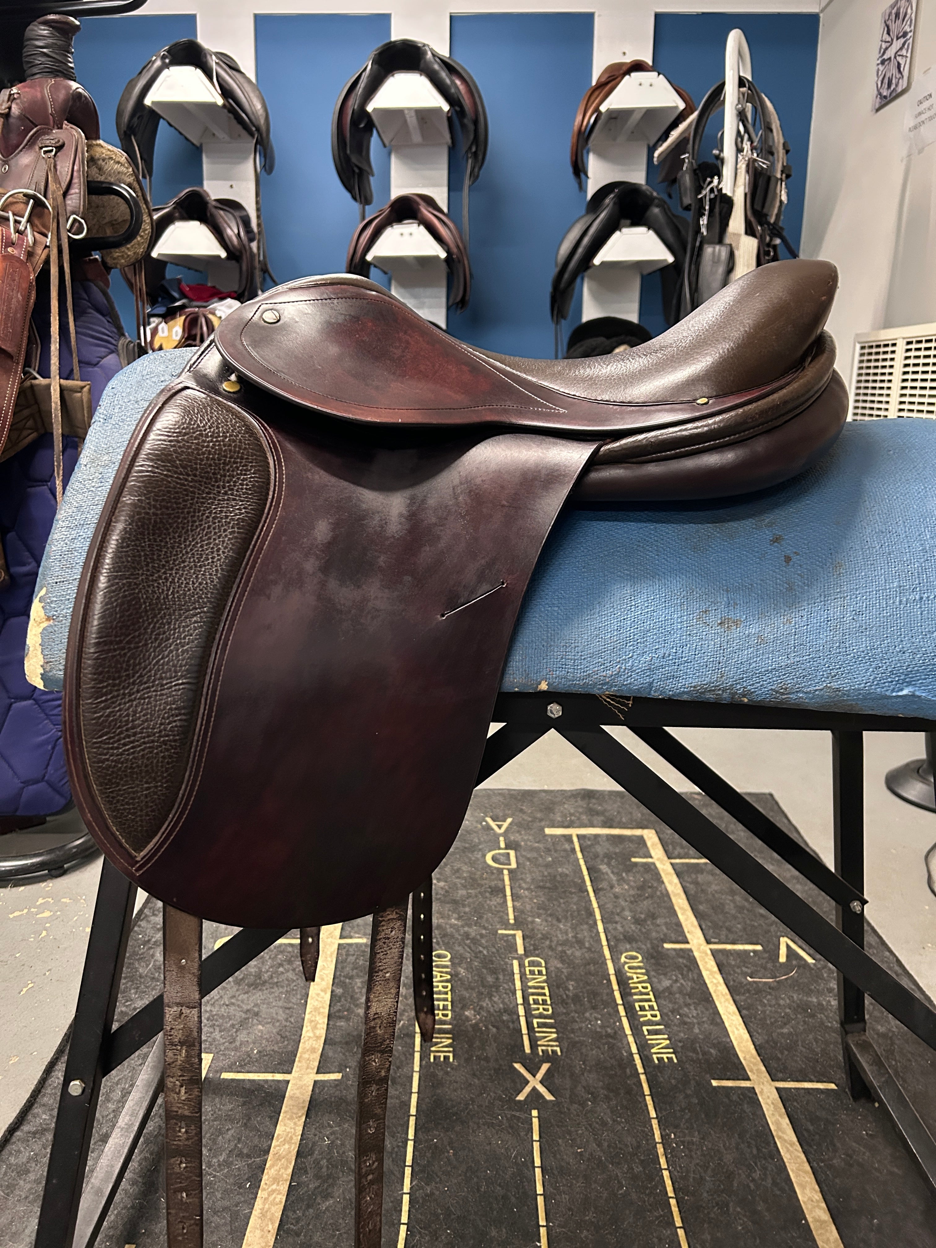 16.5" Lauriche AJ Foster Dressage Saddle-Saddle-Consignment-Evolution Equestrian Co.