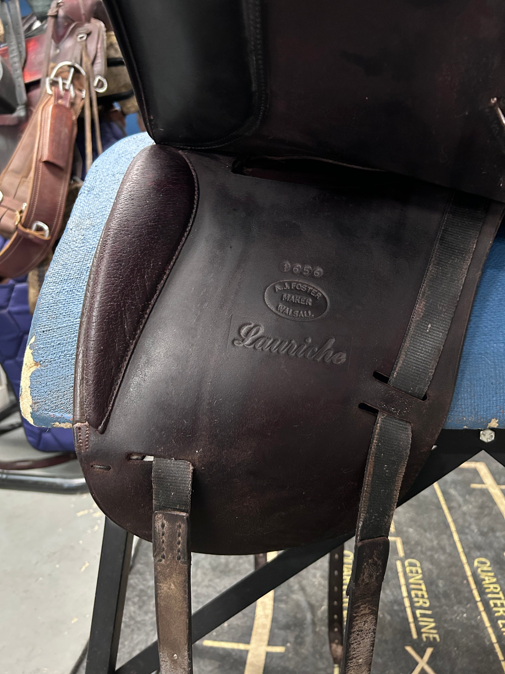 16.5" Lauriche AJ Foster Dressage Saddle-Saddle-Consignment-Evolution Equestrian Co.
