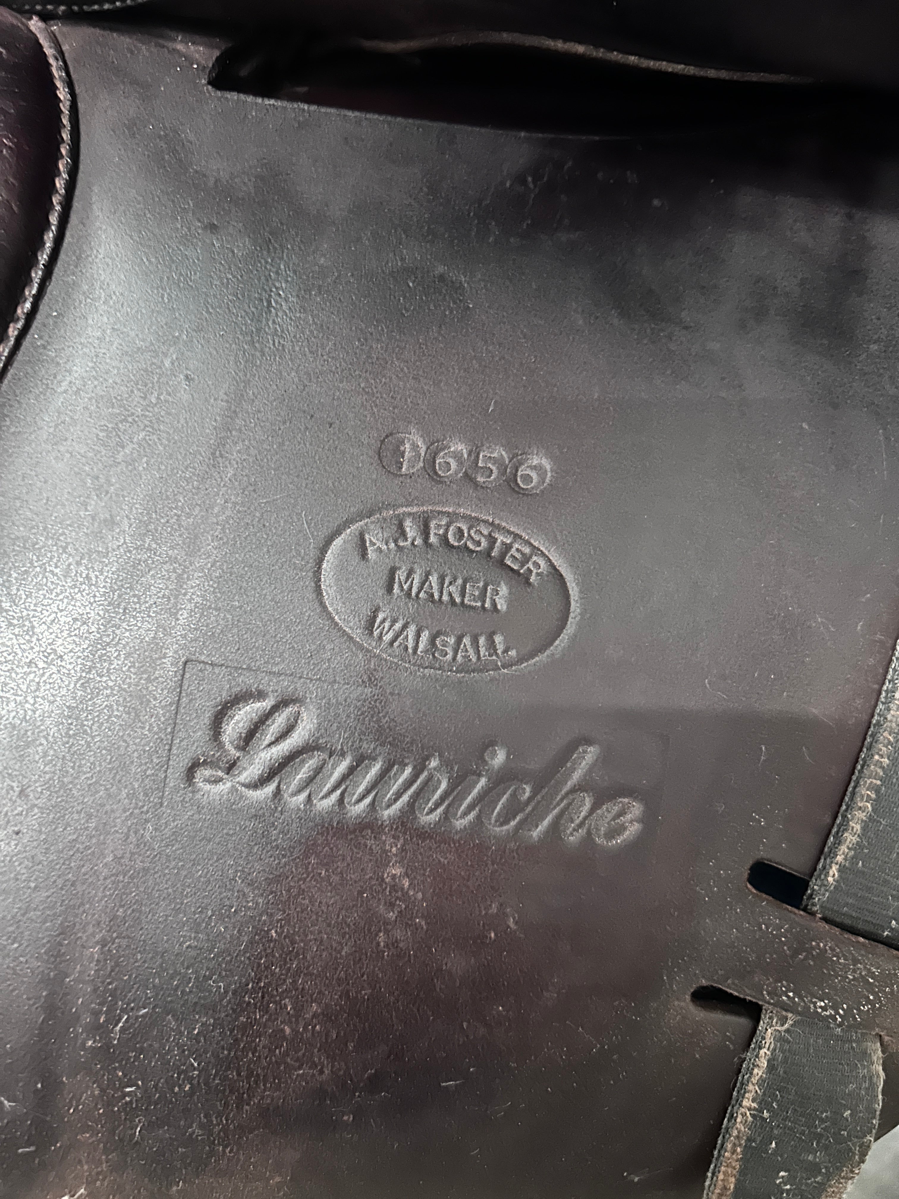16.5" Lauriche AJ Foster Dressage Saddle-Saddle-Consignment-Evolution Equestrian Co.
