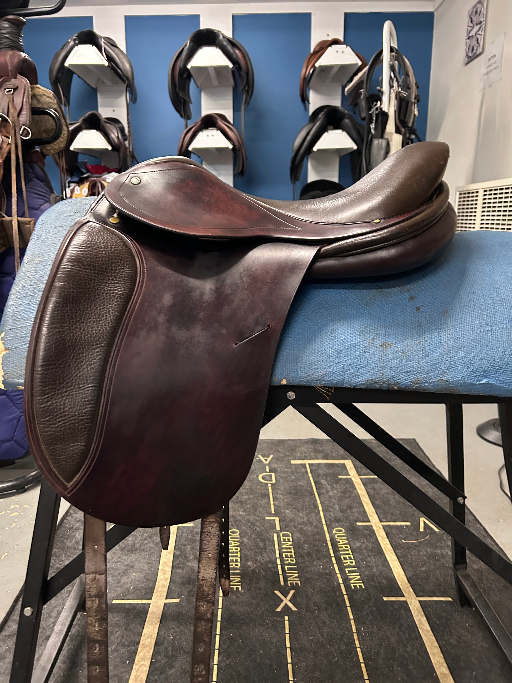 16.5" Lauriche AJ Foster Dressage Saddle-Saddle-Consignment-Evolution Equestrian Co.