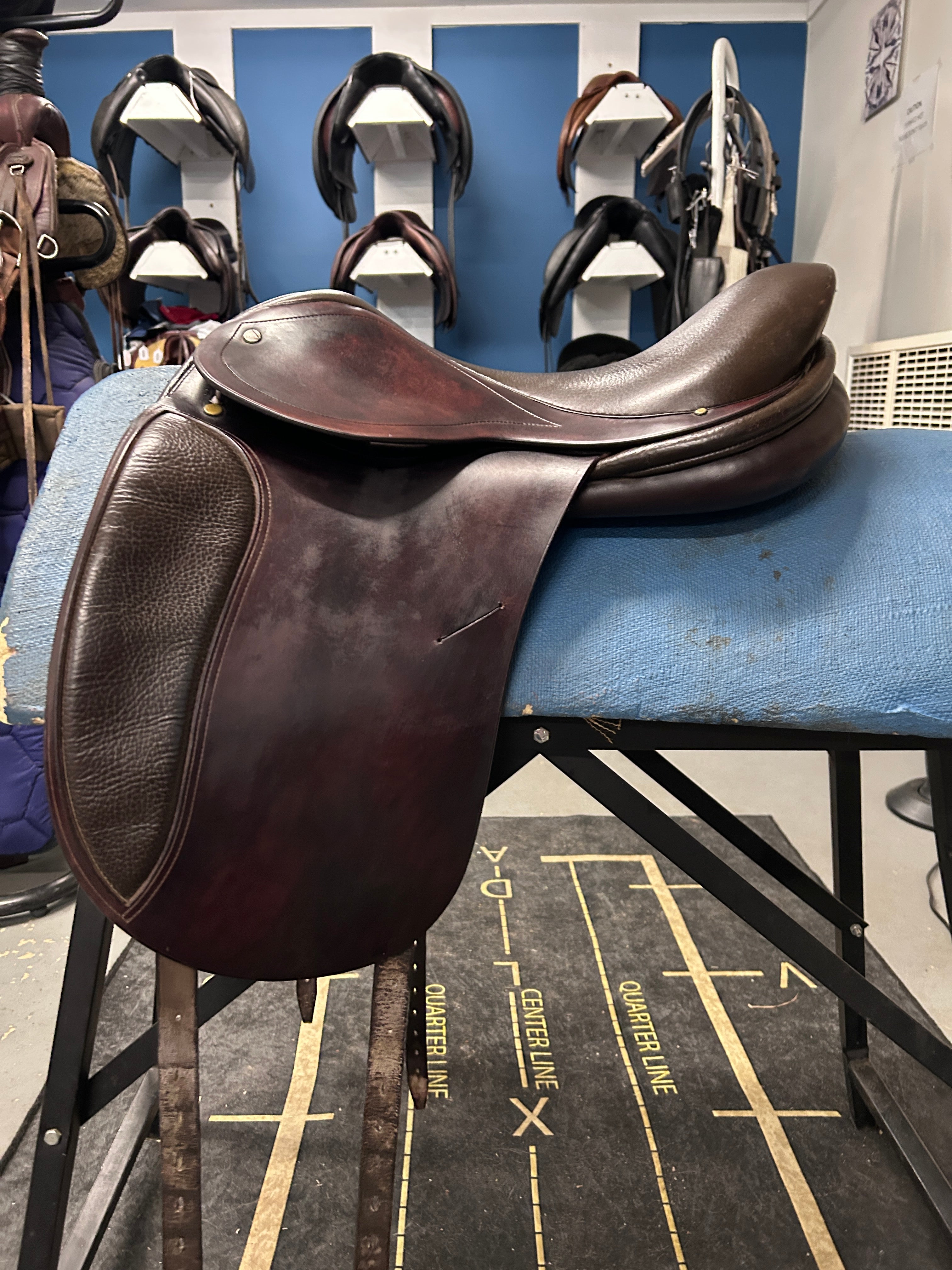 16.5" Lauriche AJ Foster Dressage Saddle-Saddle-Consignment-Evolution Equestrian Co.