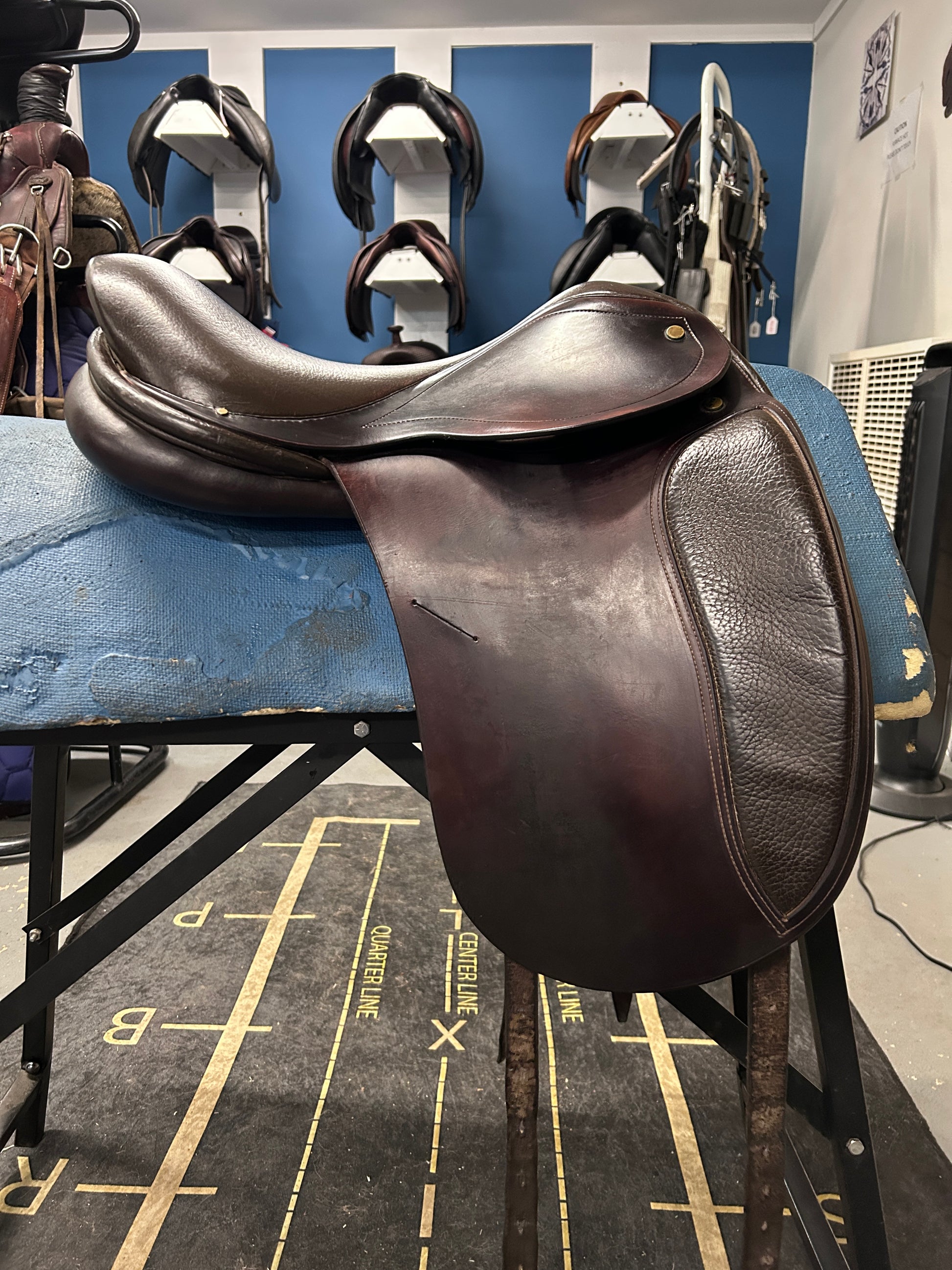 16.5" Lauriche AJ Foster Dressage Saddle-Saddle-Consignment-Evolution Equestrian Co.