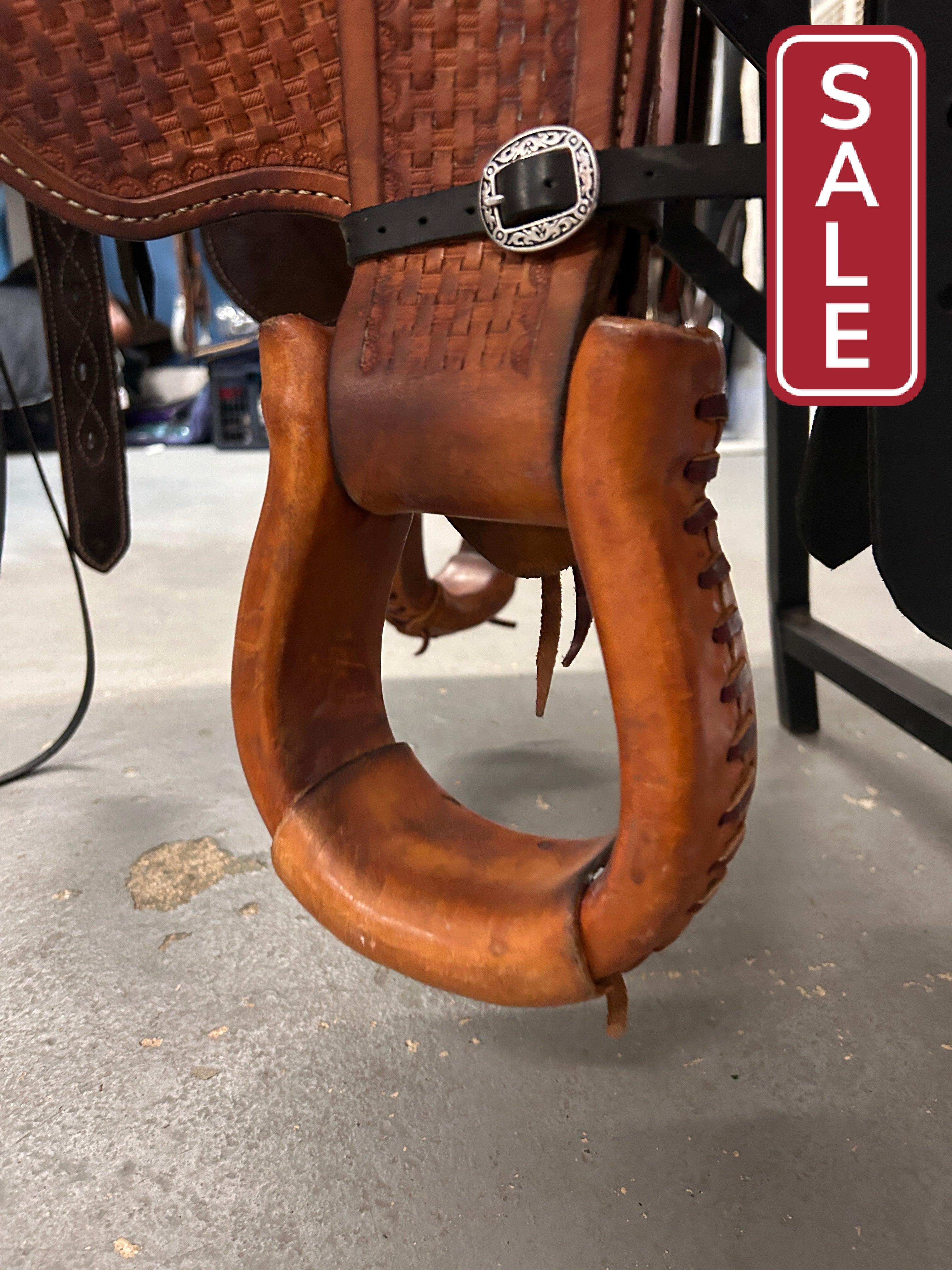 17" Custom Ranch Saddle-Saddle-Consignment-Evolution Equestrian Co.