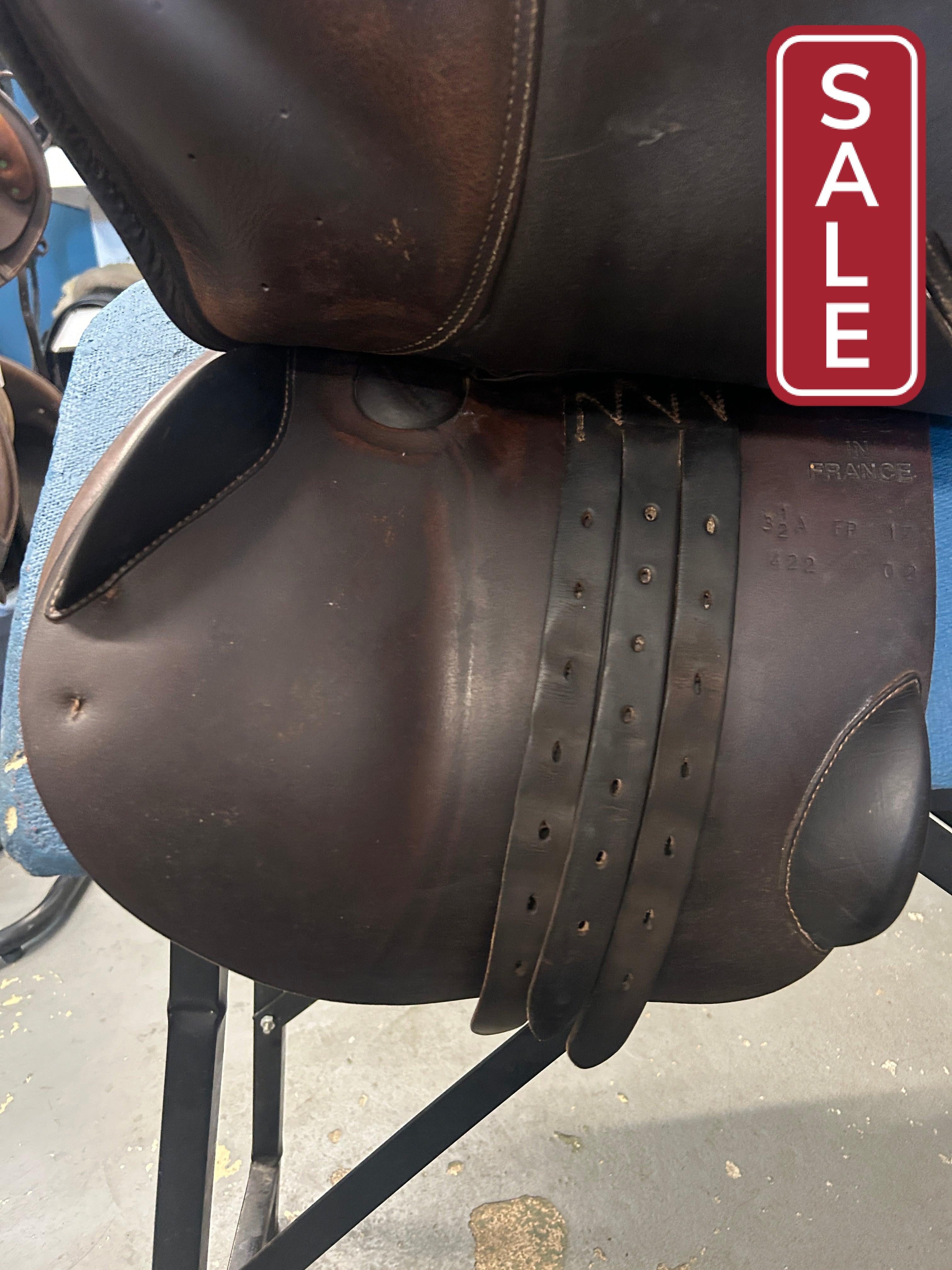 17" Luc Childeric FP 3.5A Saddle-Saddle-Consignment-Evolution Equestrian Co.