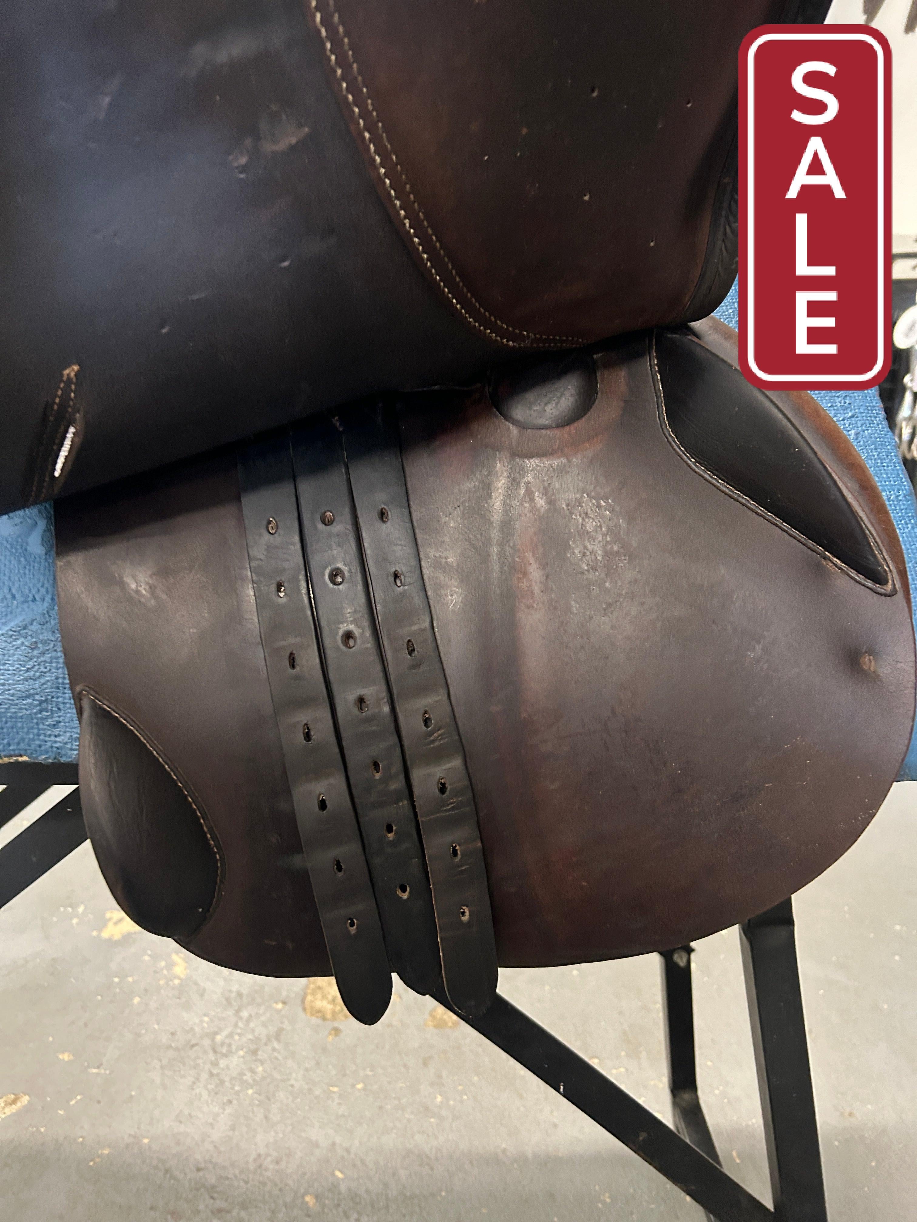 17" Luc Childeric FP 3.5A Saddle-Saddle-Consignment-Evolution Equestrian Co.