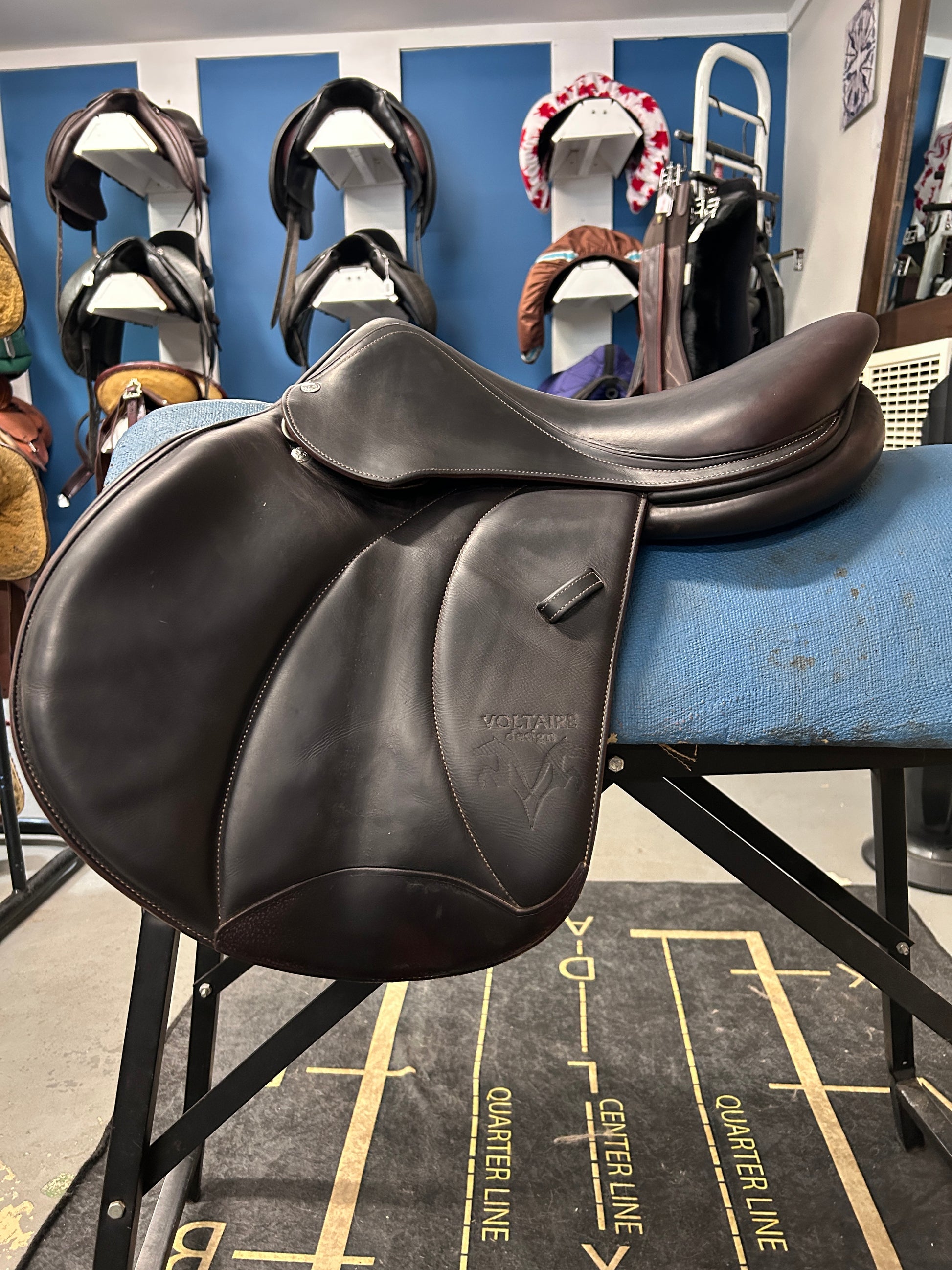 17" Voltaire Palm Beach 3AA-Saddle-Consignment-Evolution Equestrian Co.