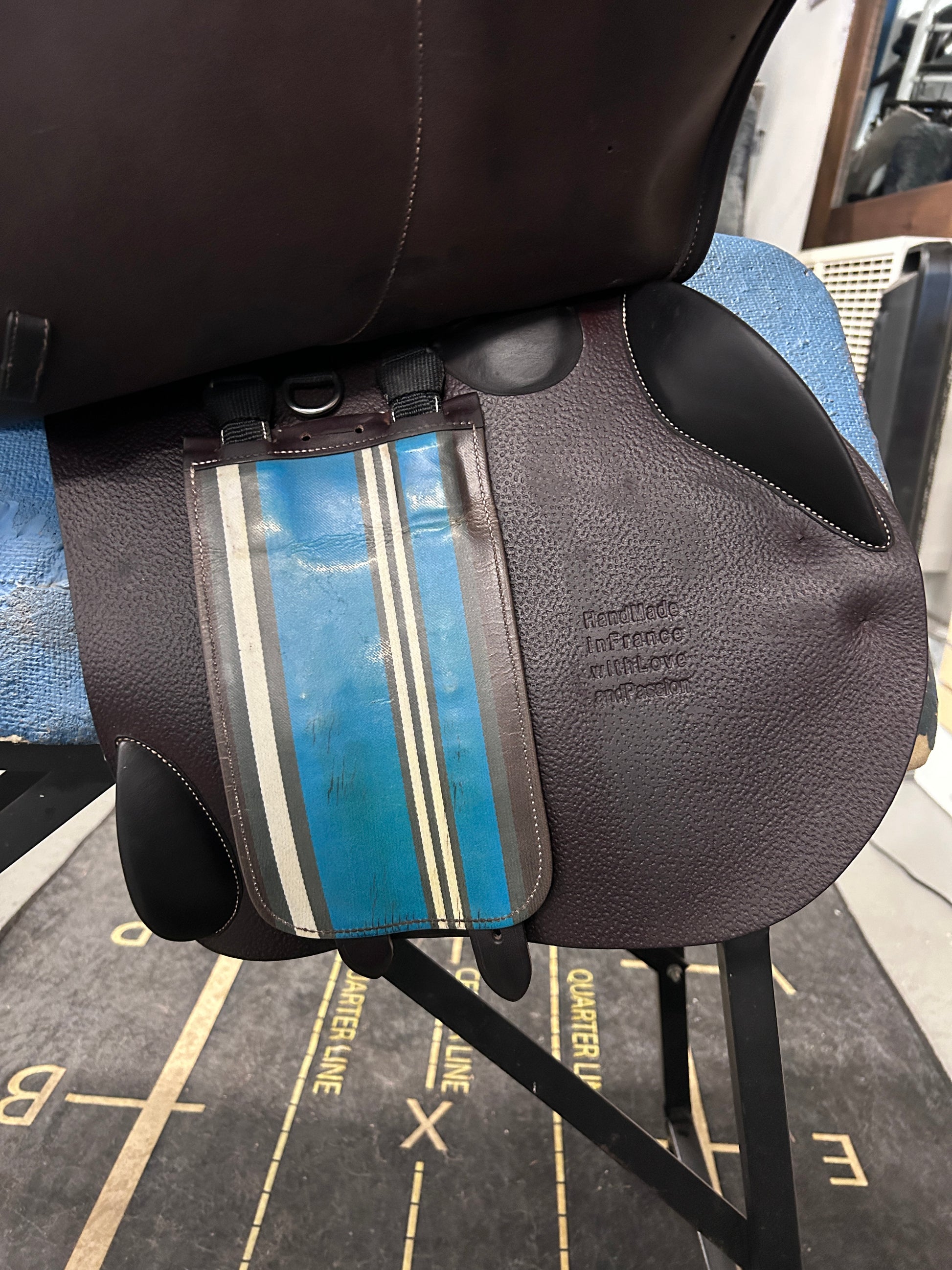 17" Voltaire Palm Beach 3AAA Close Contact Saddle-Saddle-Consignment-Evolution Equestrian Co.